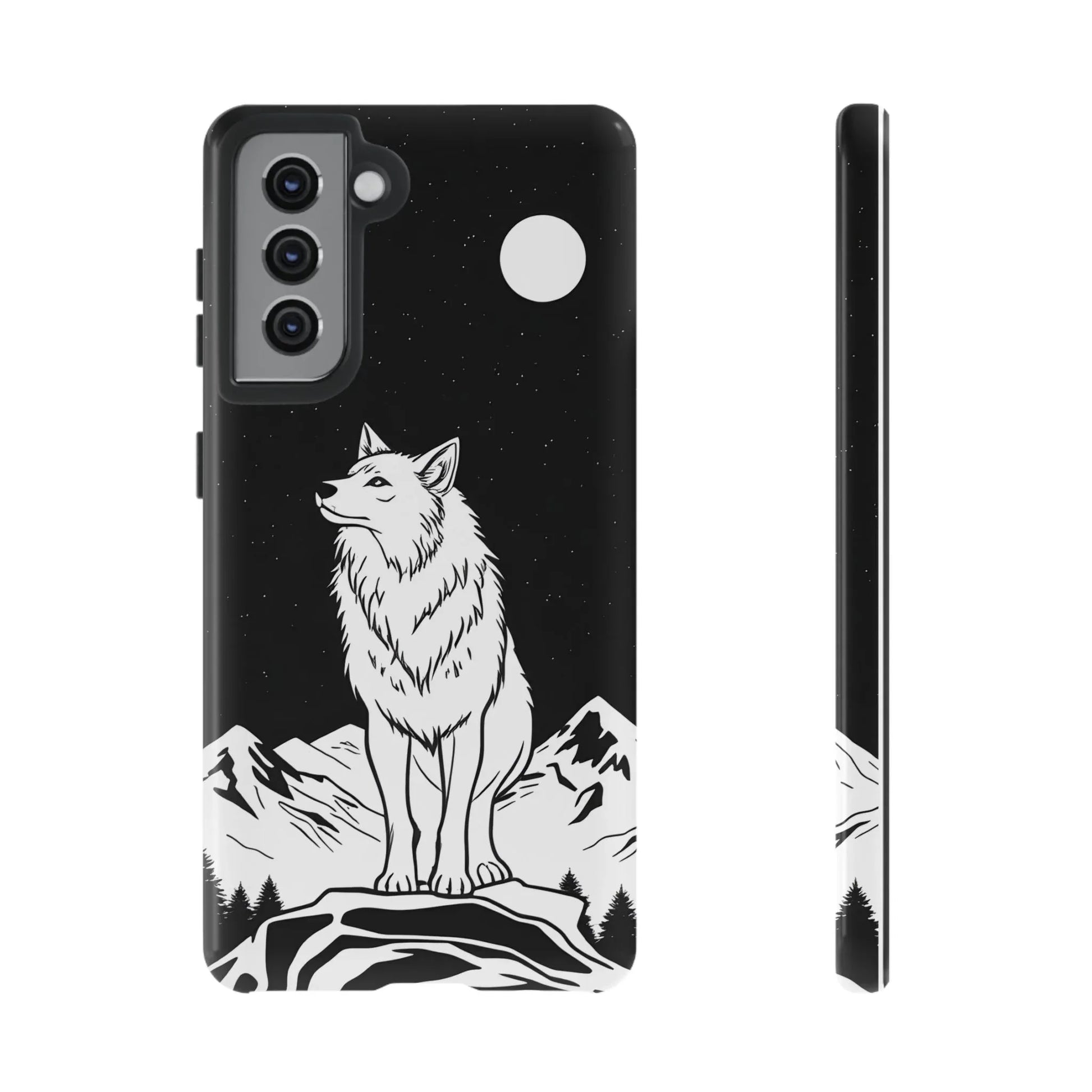 Majestic Wolf Phone Case for iPhone and Galaxy - KARARMDESIGN