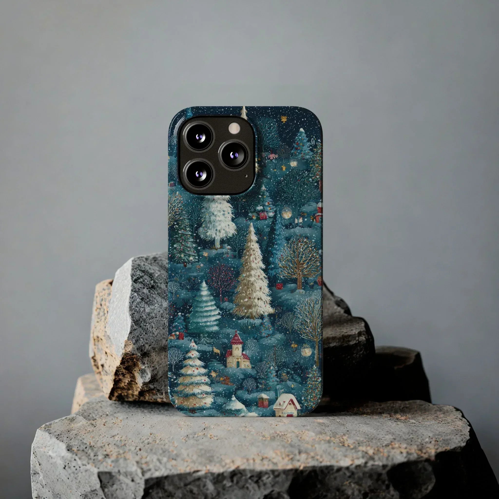 Frosty Forest Phone Case for iPhone 11-17 - KARARMDESIGN