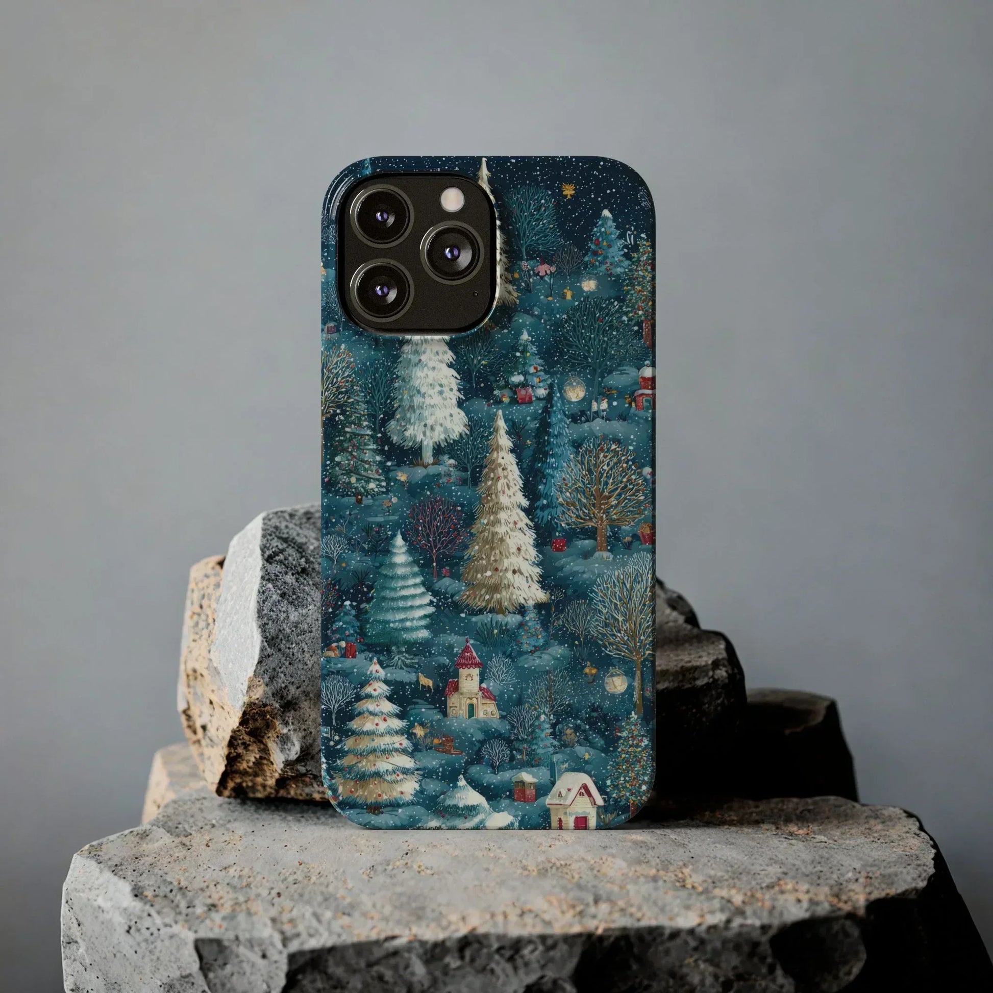 Frosty Forest Phone Case for iPhone 11-17 - KARARMDESIGN