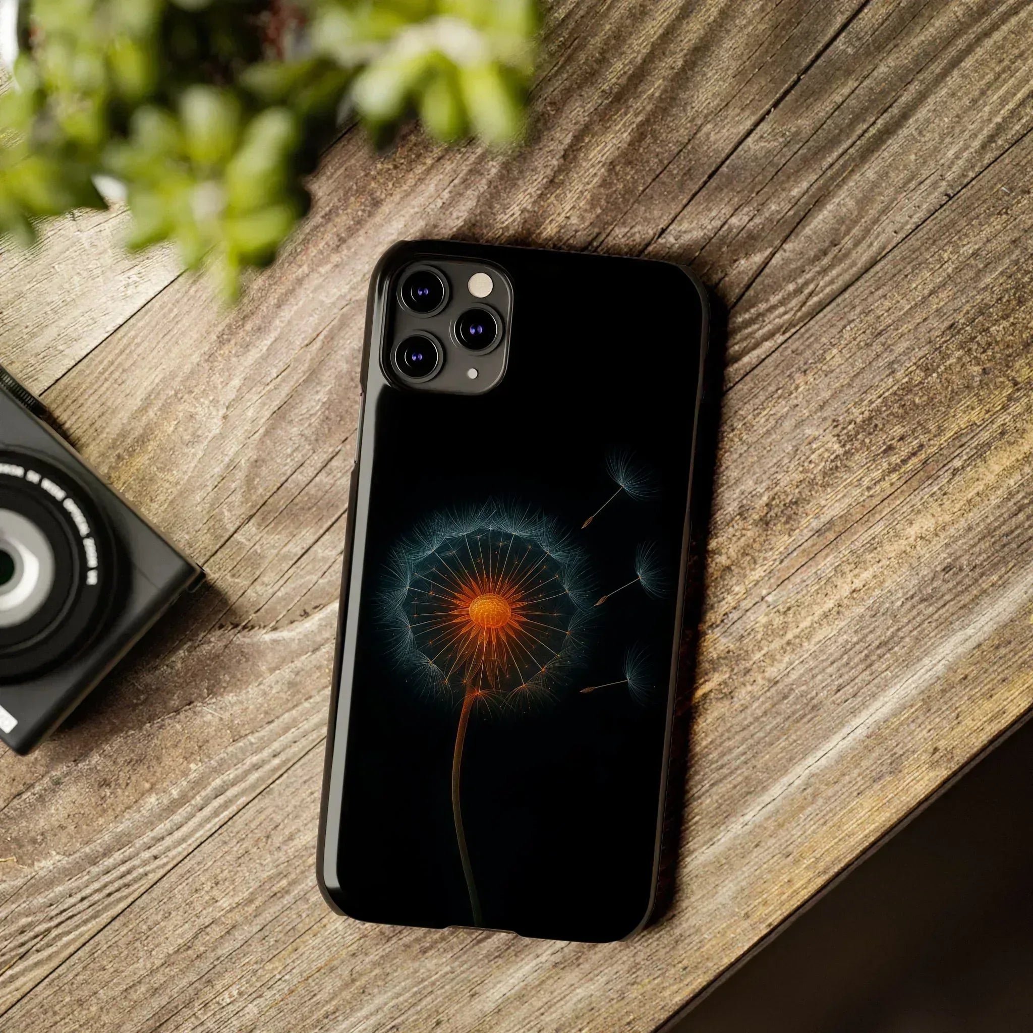 Glowing Dandelion Phone Case for iPhone 11-16 - KARARMDESIGN