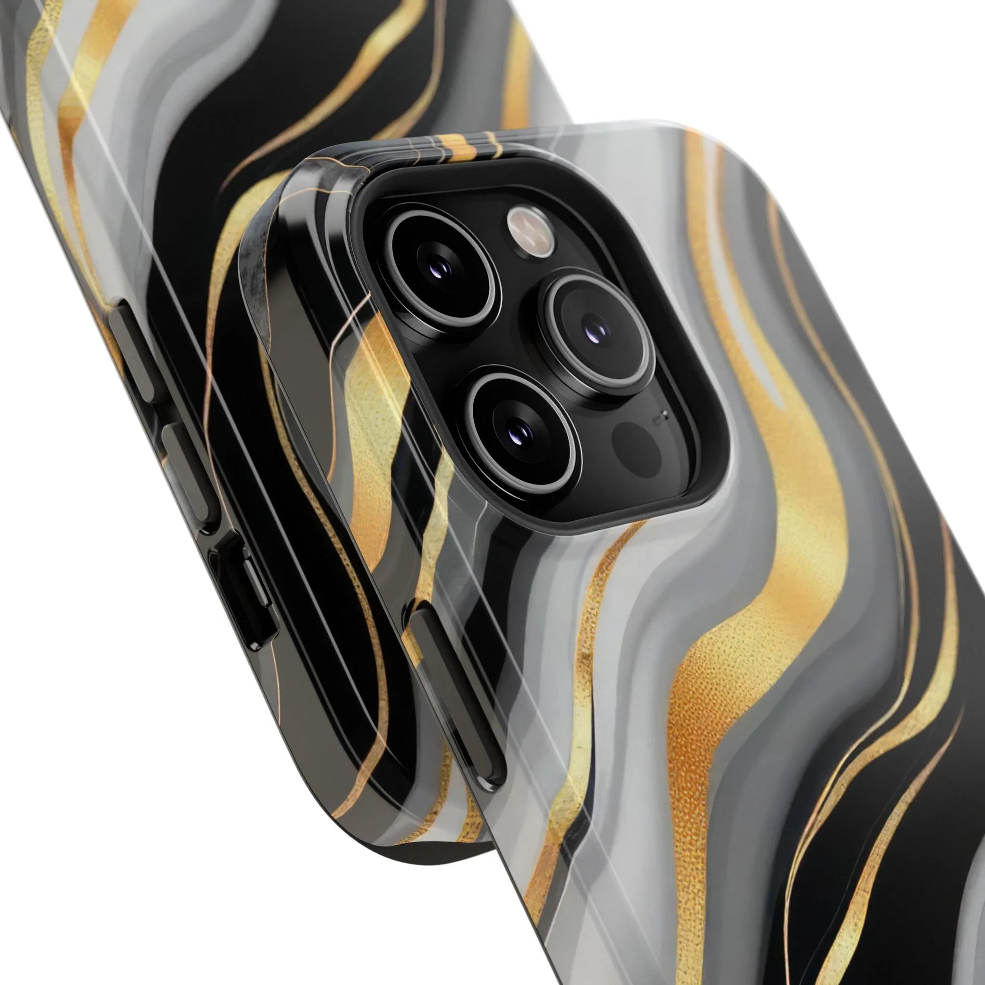 Modern Marble Flow Phone Case for iPhone 11-17 - KARARMDESIGN