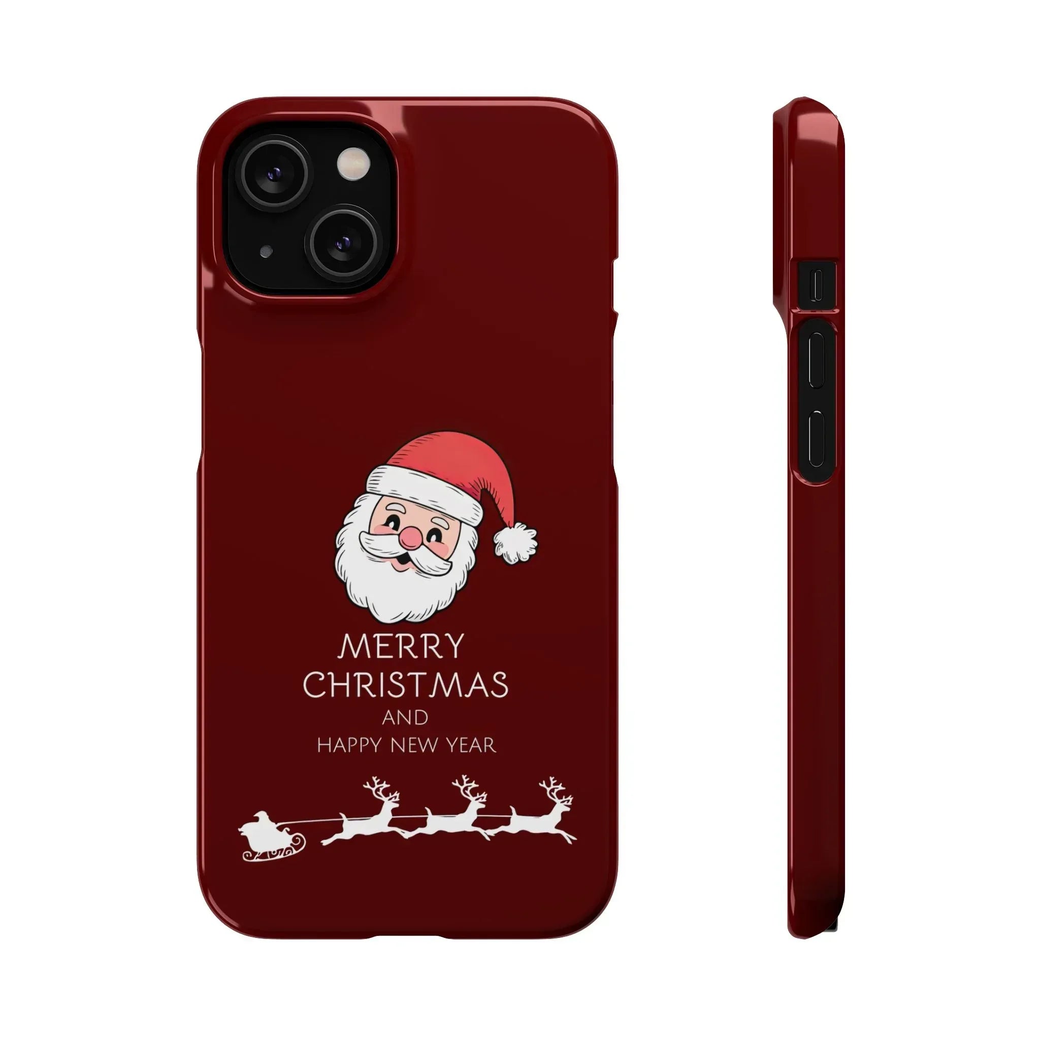 Crimson Claus Phone Case for iPhone 8-17 and Galaxy S20-S25 - KARARMDESIGN