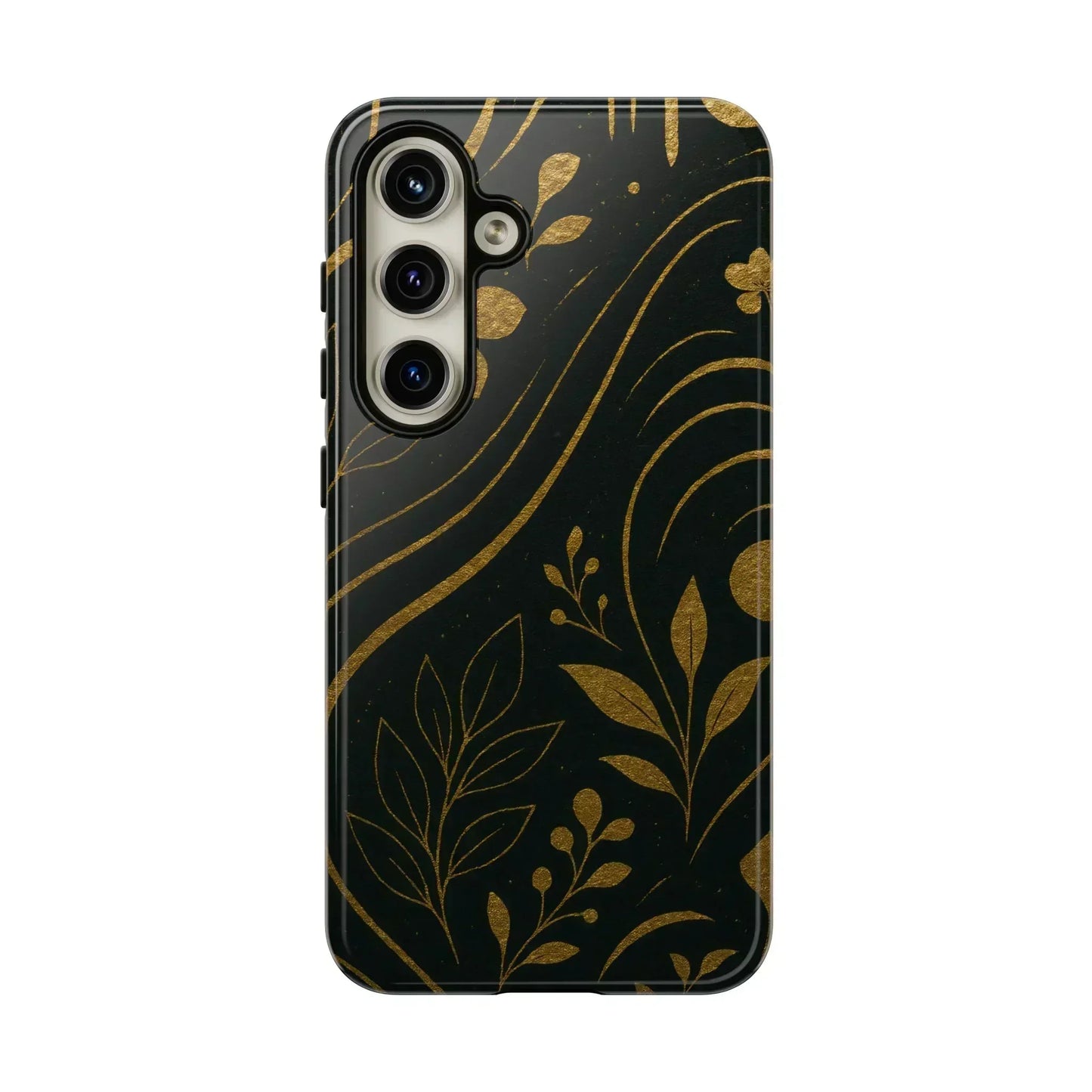 Foil Frenzy Abstract Gold Pattern Phone Case for Samsung Galaxy and Google Pixel - KarArmDesign