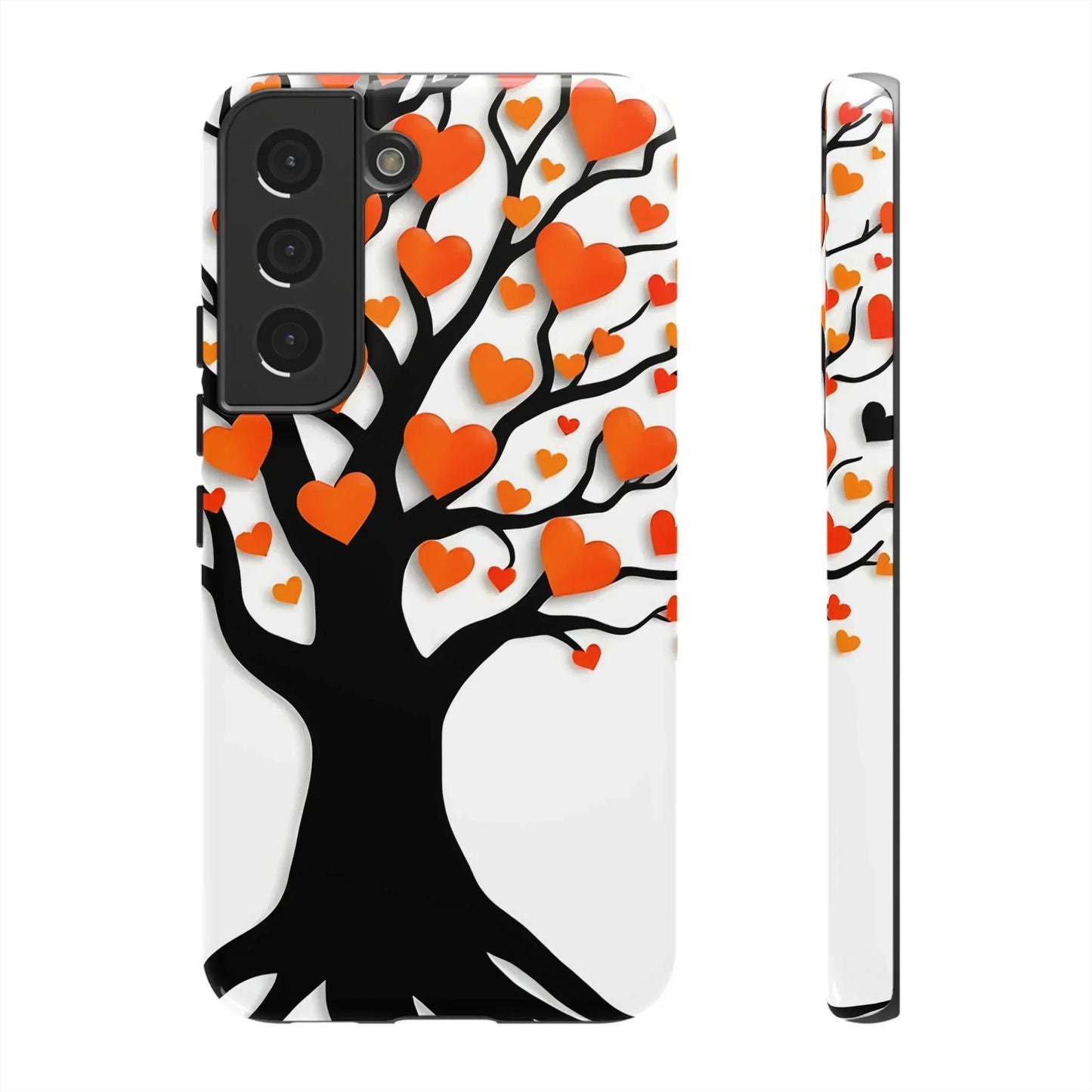 Heart Design Phone Case for iPhone 8–16 and Galaxy S10–S25 Models - KarArmDesign