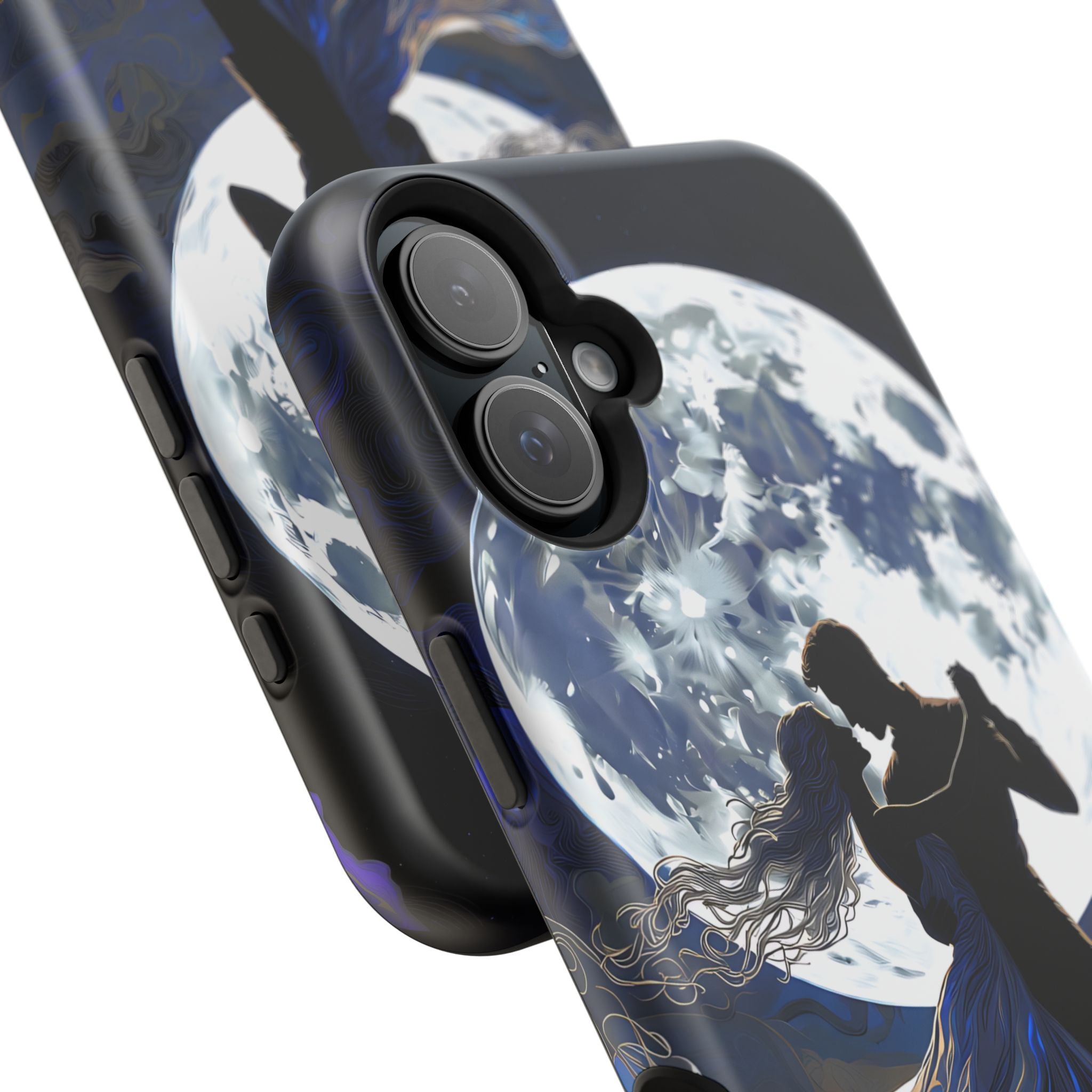 Romantic Moonlight Dance Magnetic Phone Case – iPhone 15–17 & Samsung Galaxy S26