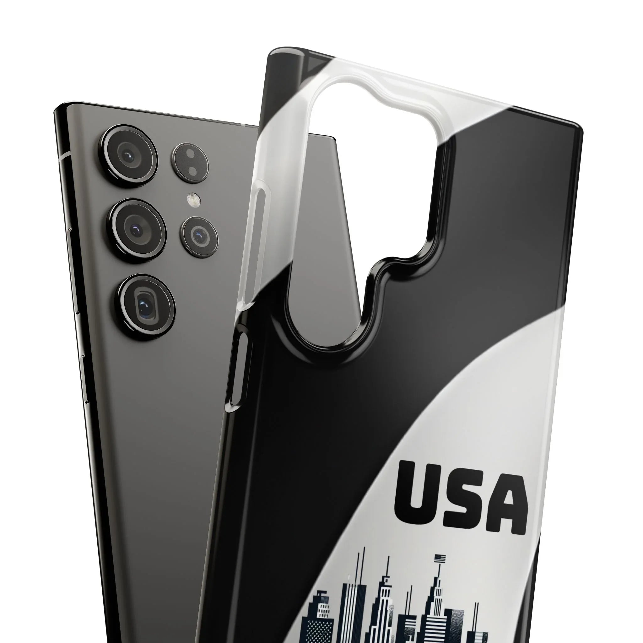 Monochrome New York City Phone Case for iPhone, Galaxy & Pixel - KARARMDESIGN