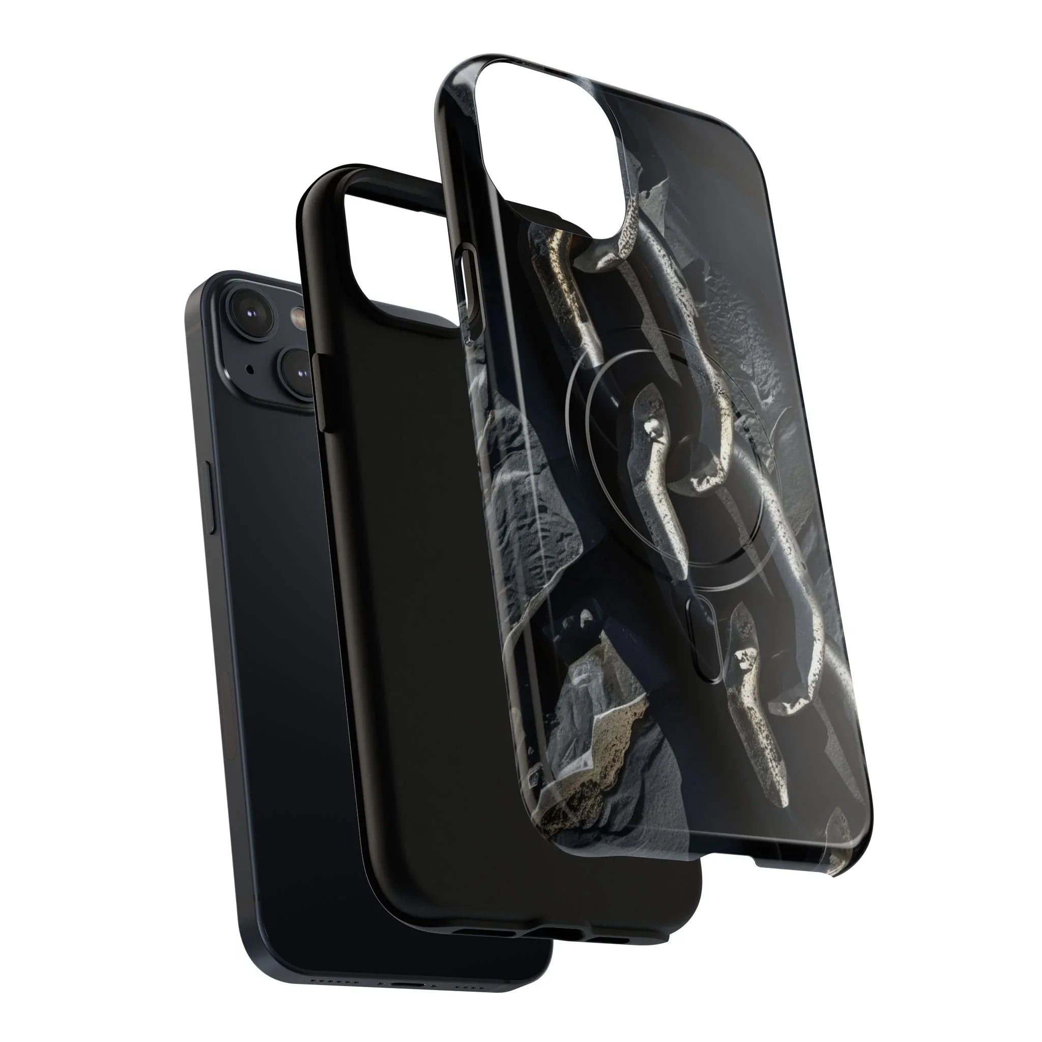 “Iron Chain” Tough Magnetic Phone Case for iPhone 13-17 - KARARMDESIGN