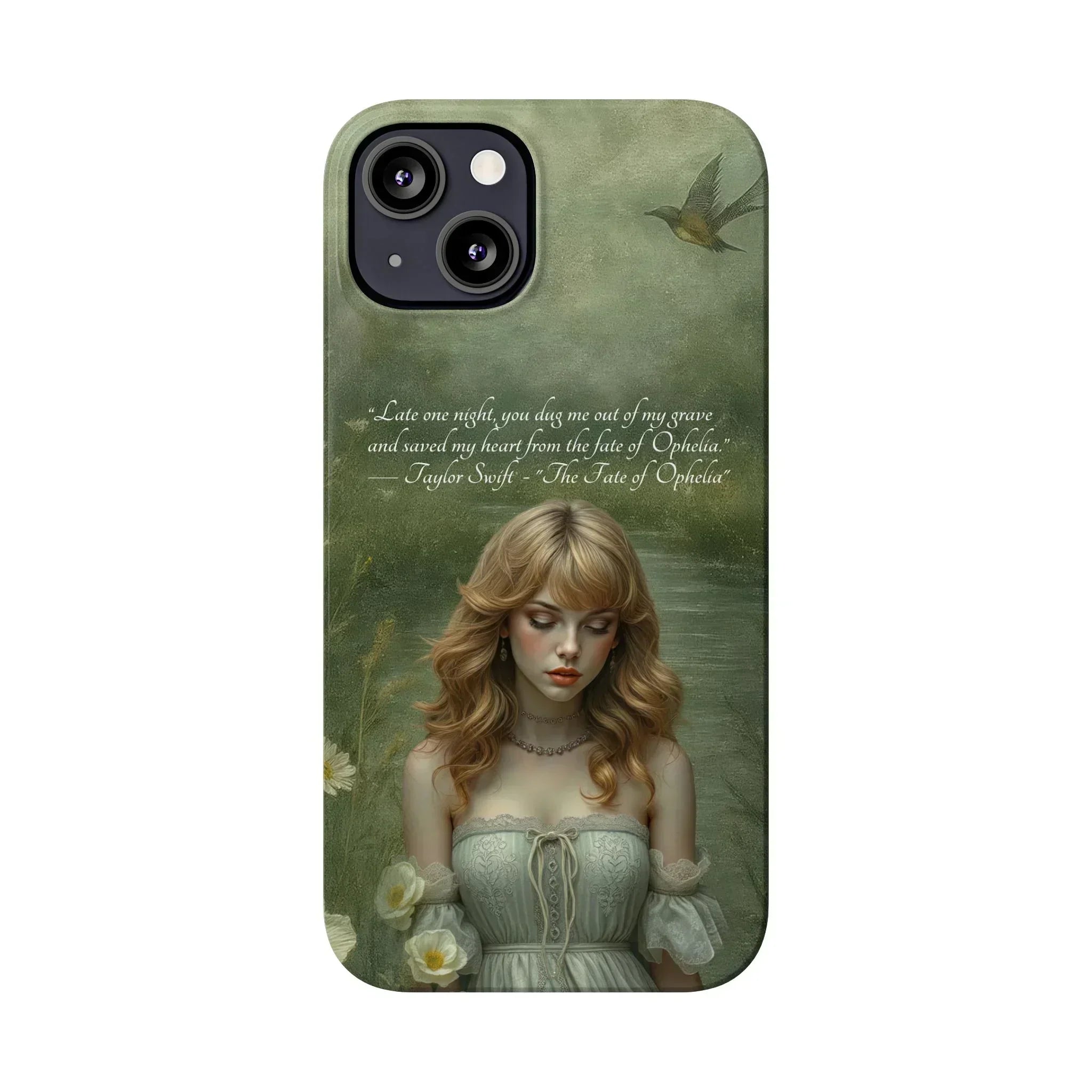 "Melancholic Ophelia" Phone Case for iPhone 11-17 Models - KARARMDESIGN