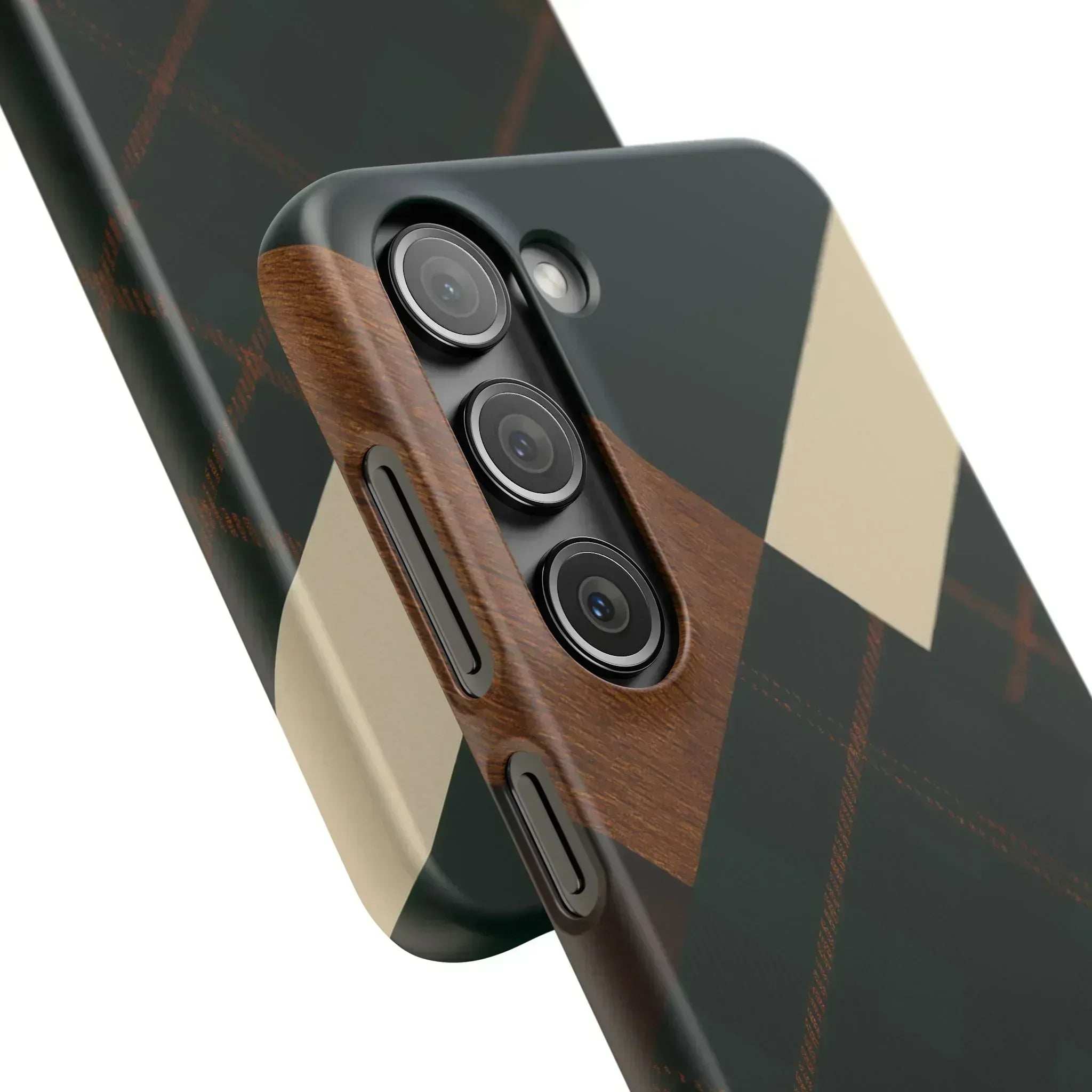 Rustic Green Phone Case for iPhone 8-16 and Galaxy S20-S24 - KARARMDESIGN