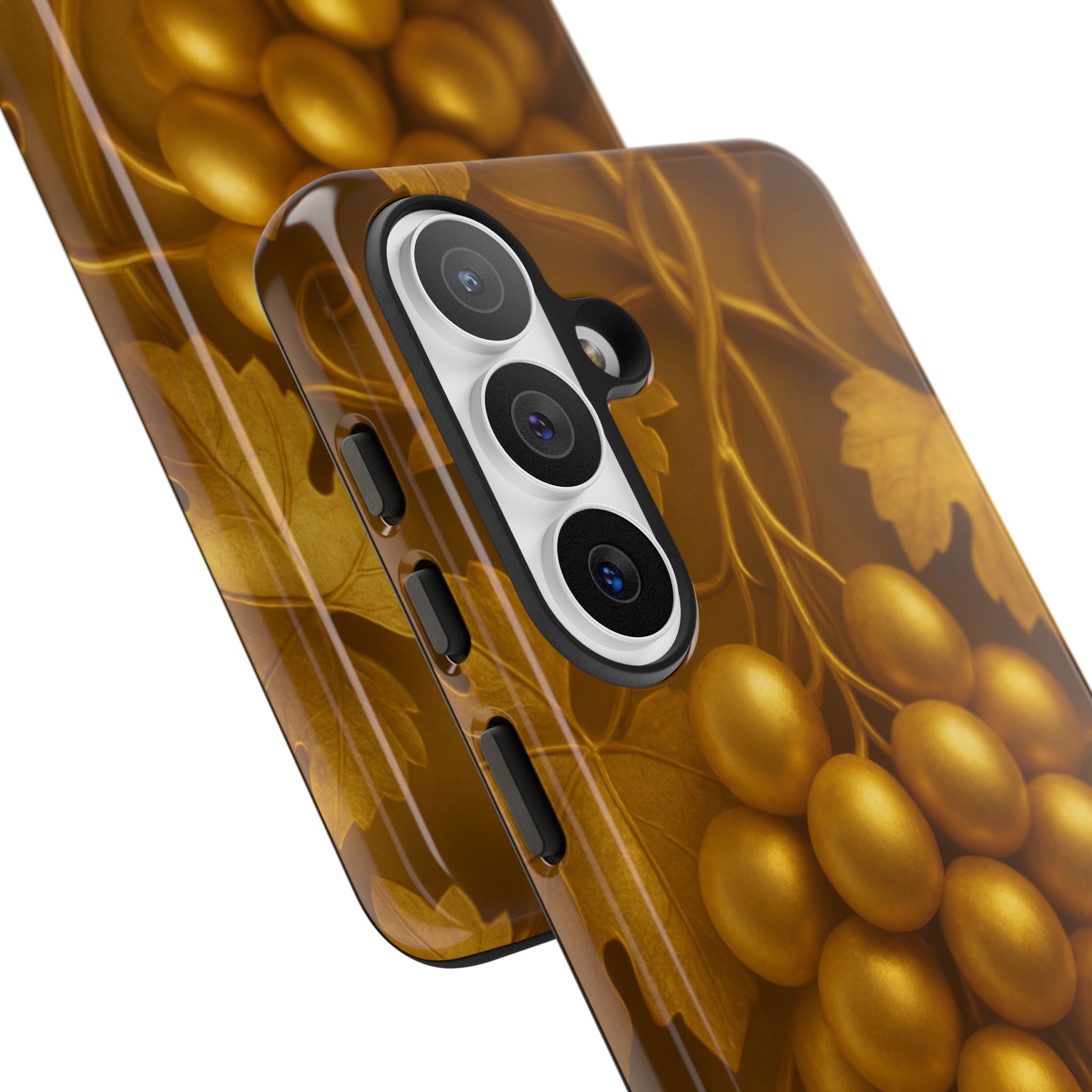 Golden Grapes Tough Phone Case for Samsung Galaxy S20–S26
