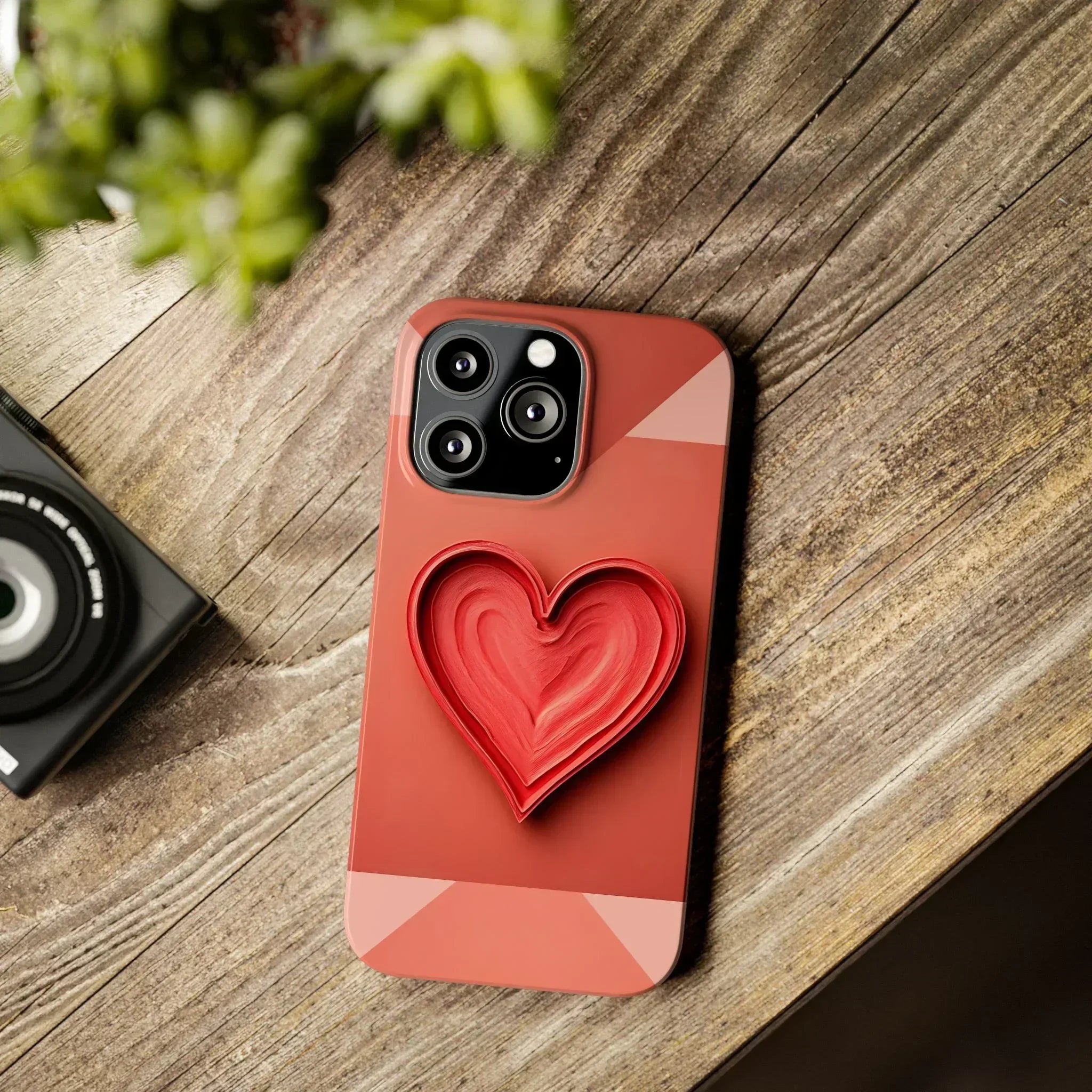Heart Design Phone Case for iPhone 11-17 - KARARMDESIGN