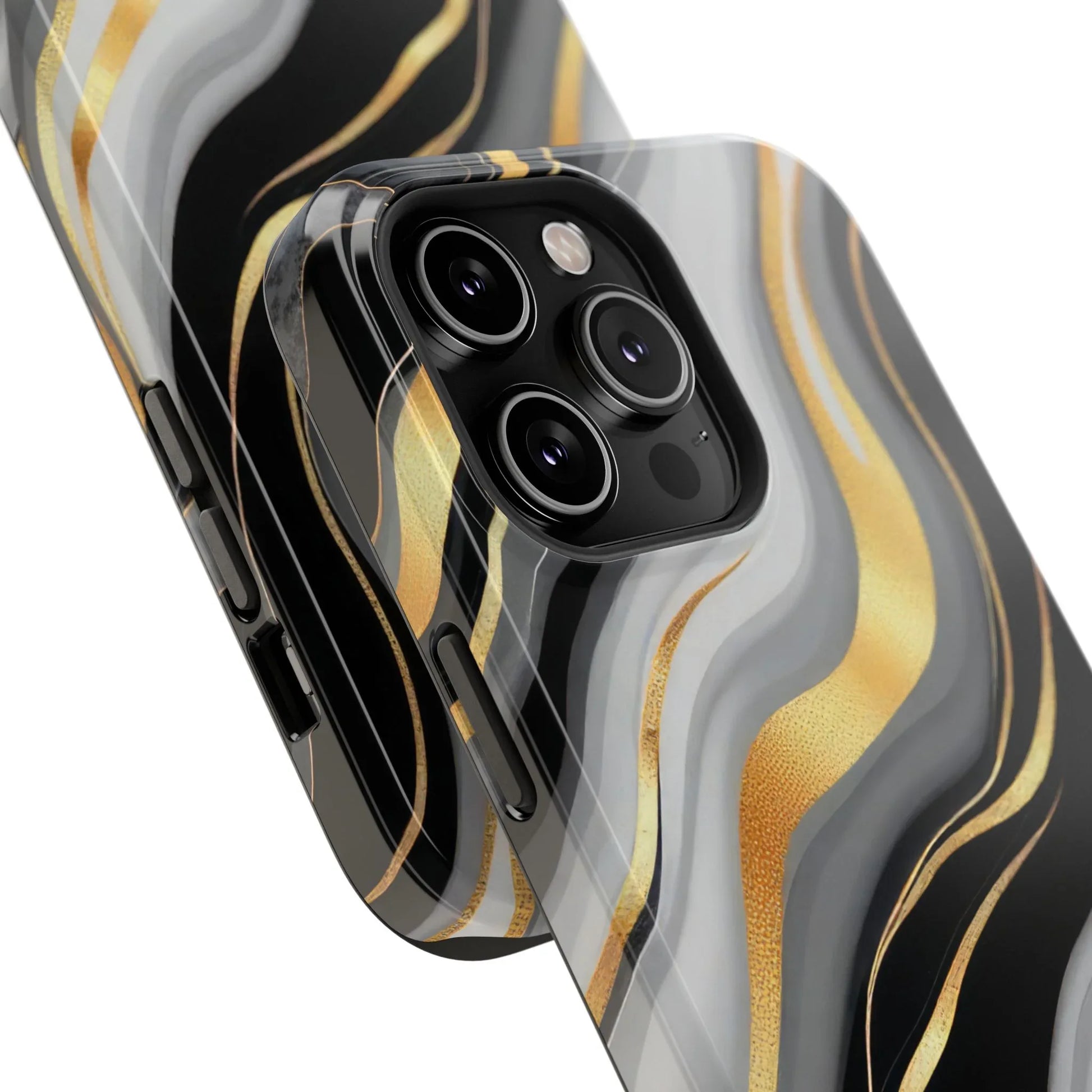 Modern Marble Flow Phone Case for iPhone 11-17 - KARARMDESIGN