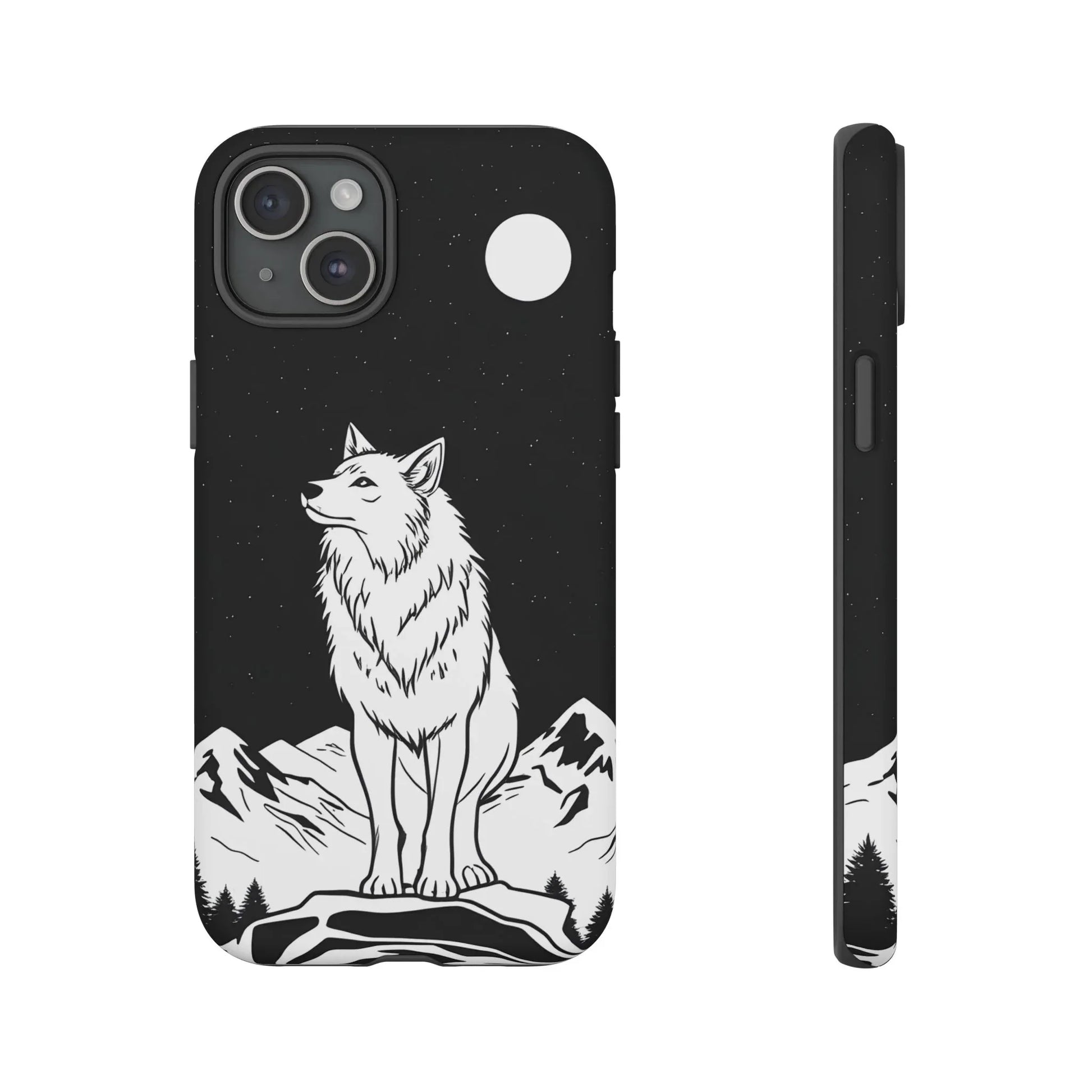 Majestic Wolf Phone Case for iPhone and Galaxy - KARARMDESIGN