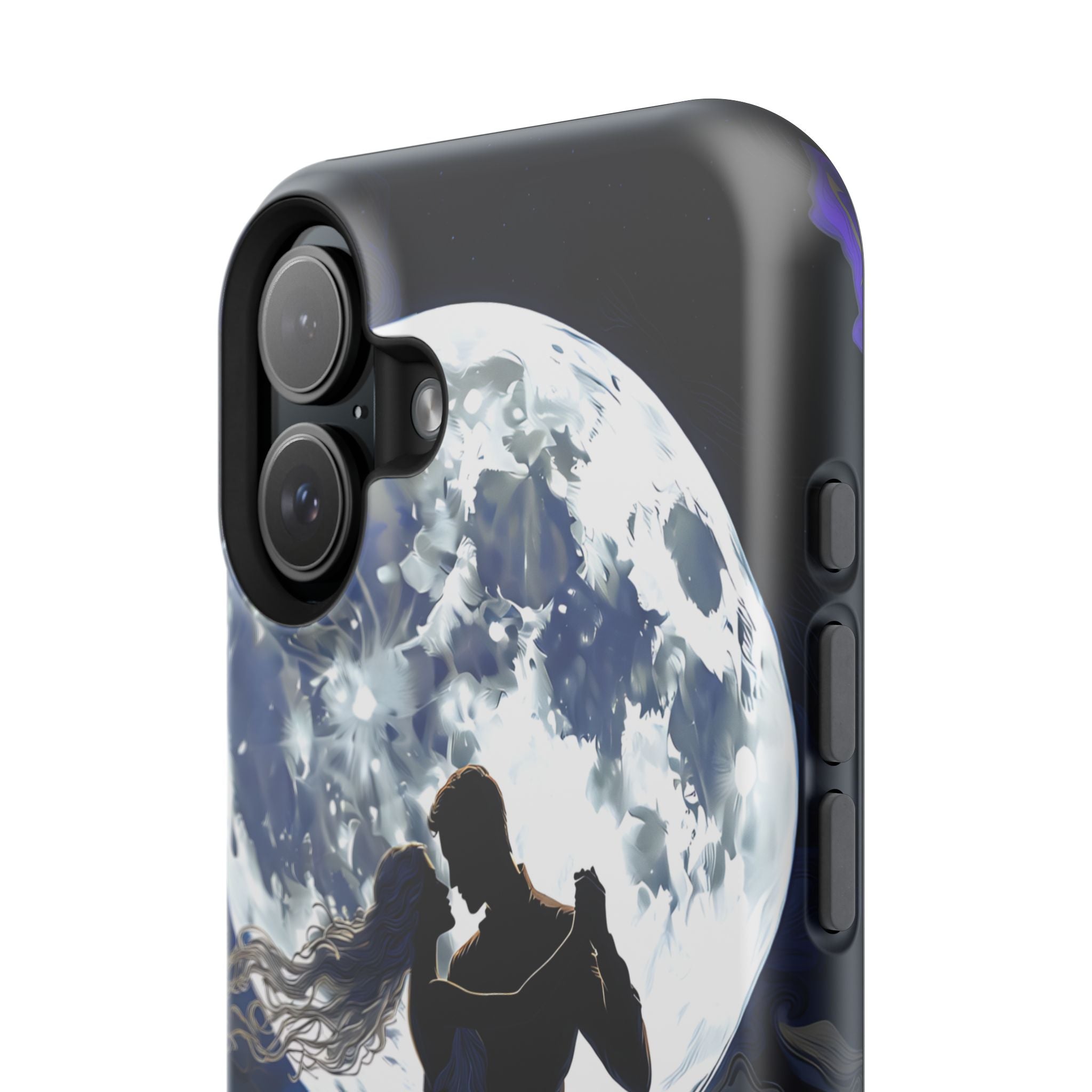 Romantic Moonlight Dance Magnetic Phone Case – iPhone 15–17 & Samsung Galaxy S26