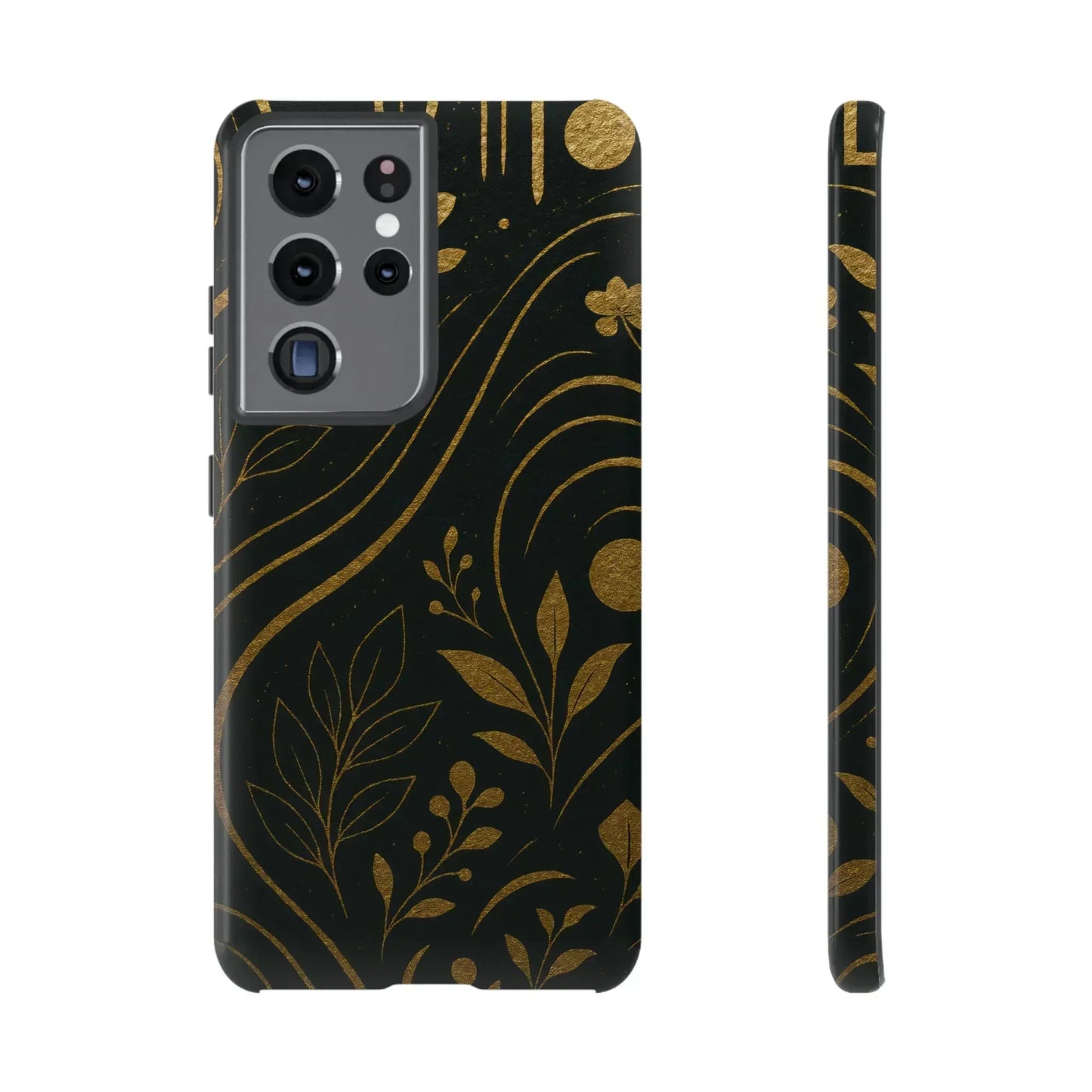 Foil Frenzy Abstract Gold Pattern Phone Case for Samsung Galaxy and Google Pixel - KarArmDesign