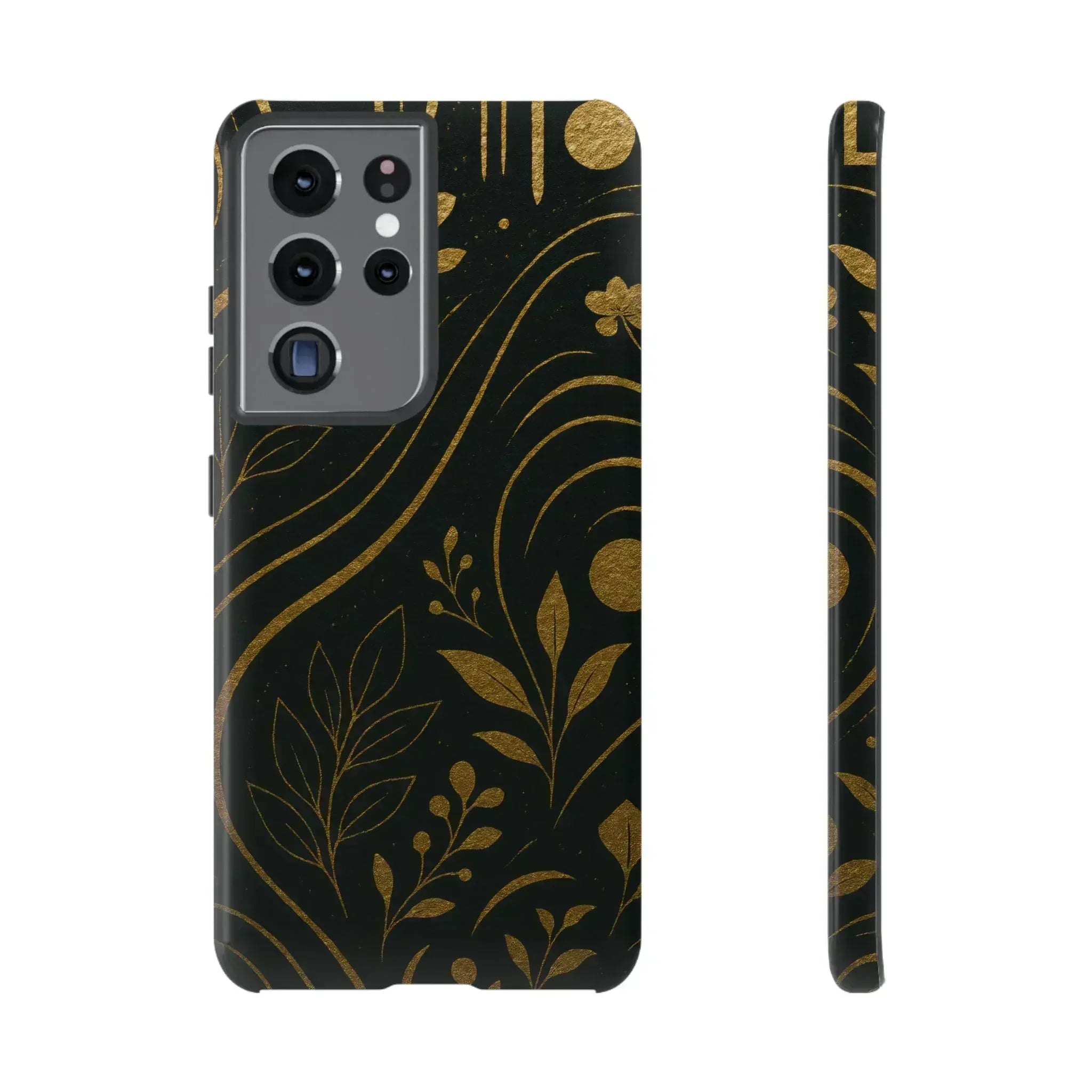 Gold Pattern Phone Case for Galaxy and Pixel - KARARMDESIGN