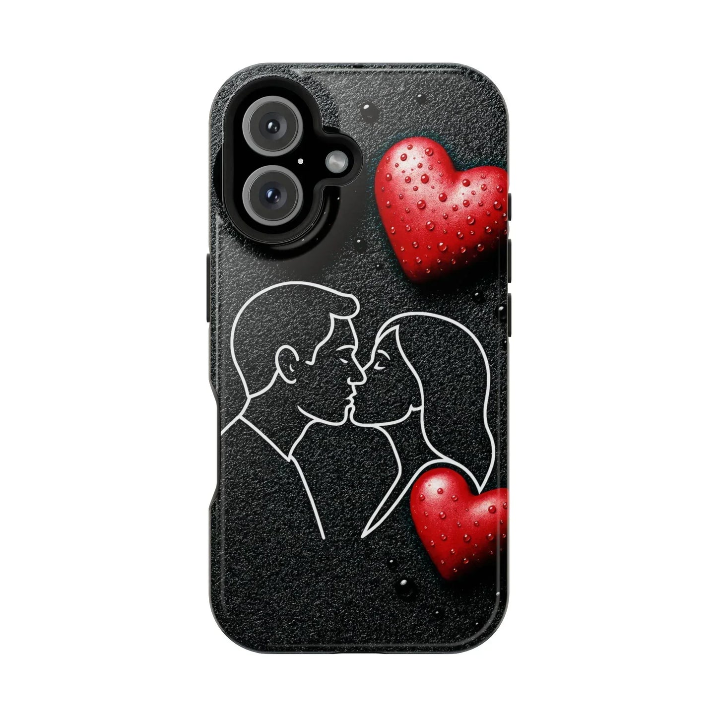 Midnight Kiss Phone Case for iPhone 13-16 Models - KarArmDesign