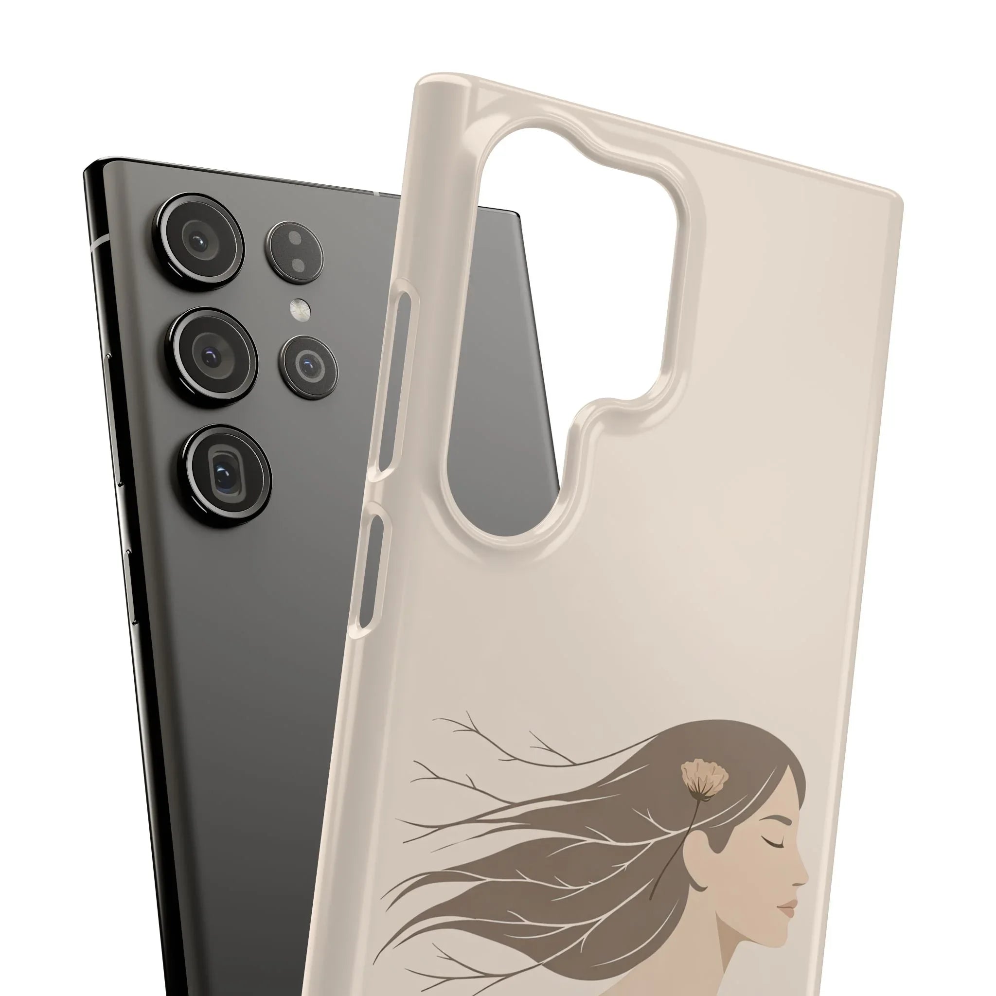 Graceful Strength Phone Case for iPhone 11-17 and Galaxy S20-25 - KARARMDESIGN