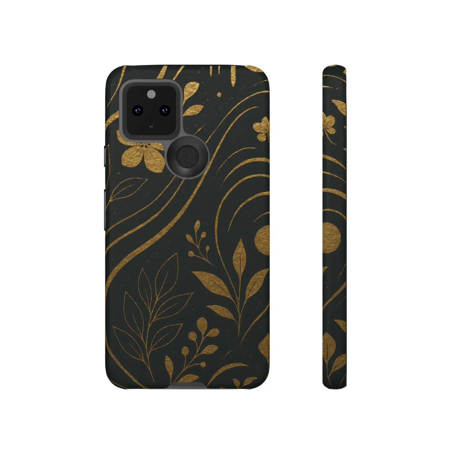 Foil Frenzy Abstract Gold Pattern Phone Case for Samsung Galaxy and Google Pixel - KarArmDesign