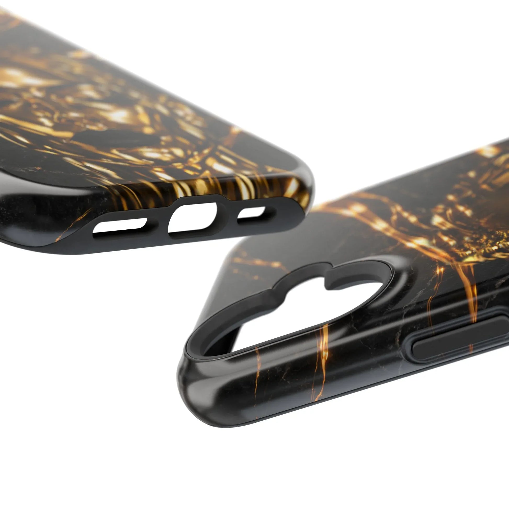 Luxury Gold Portrait Phone Case for iPhone 11-17 and Galaxy S21-S25 - KARARMDESIGN