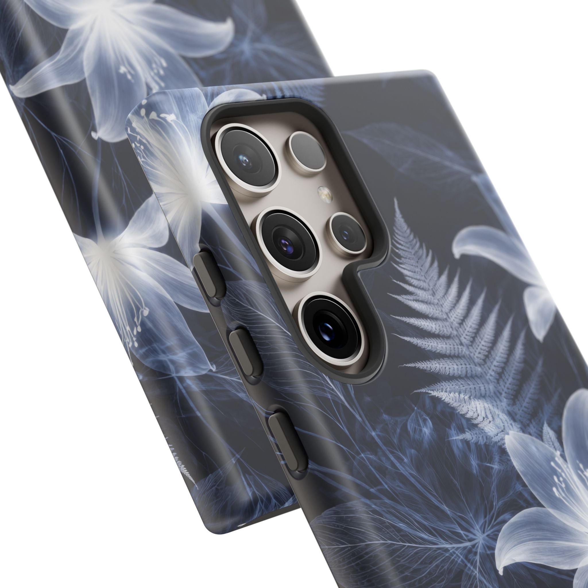 Moonlight Garden Phone Case for iPhone 11-17 and Galaxy S20-S26