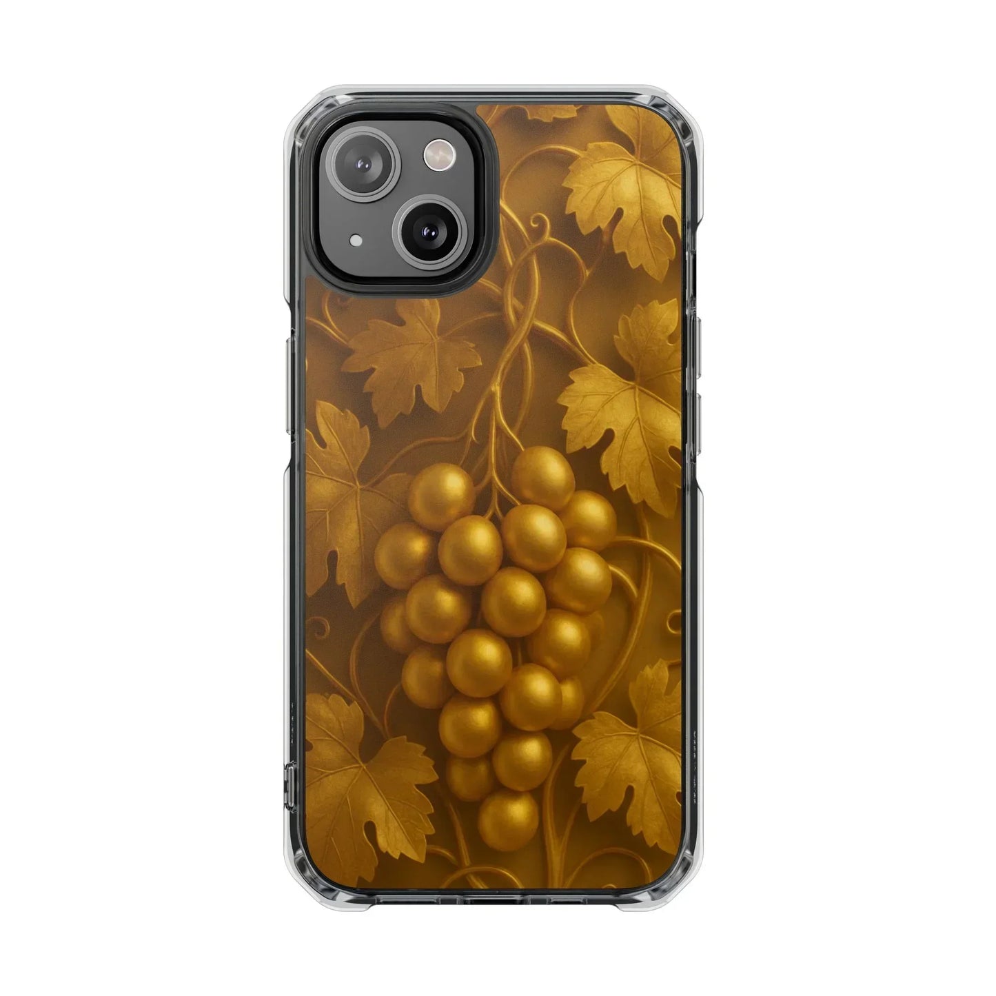 Golden Grapes Phone Case for iPhone 14–16 Models - KarArmDesign