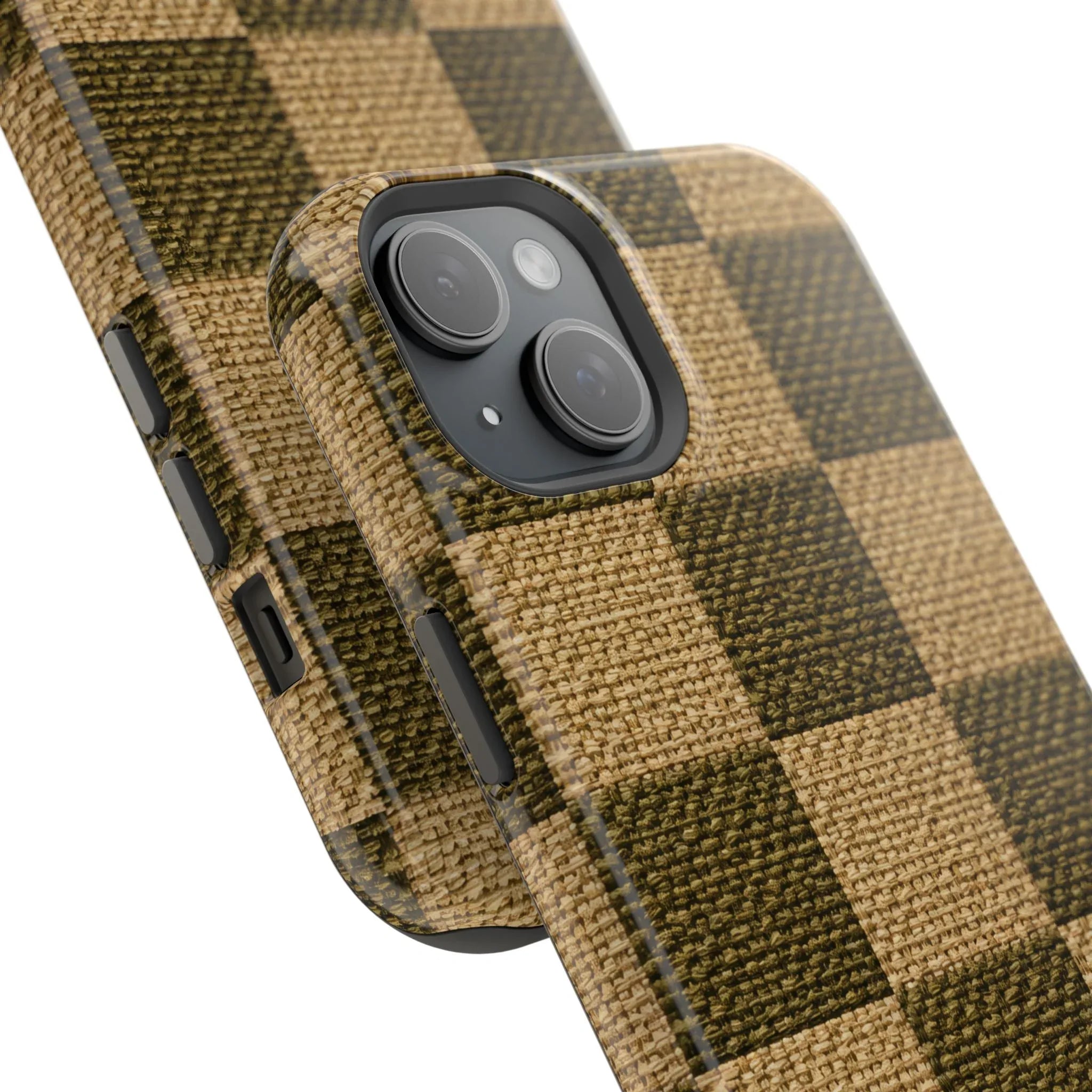 Rustic Woven Phone Case for iPhone 11-17 and Galaxy S21-S22 - KARARMDESIGN