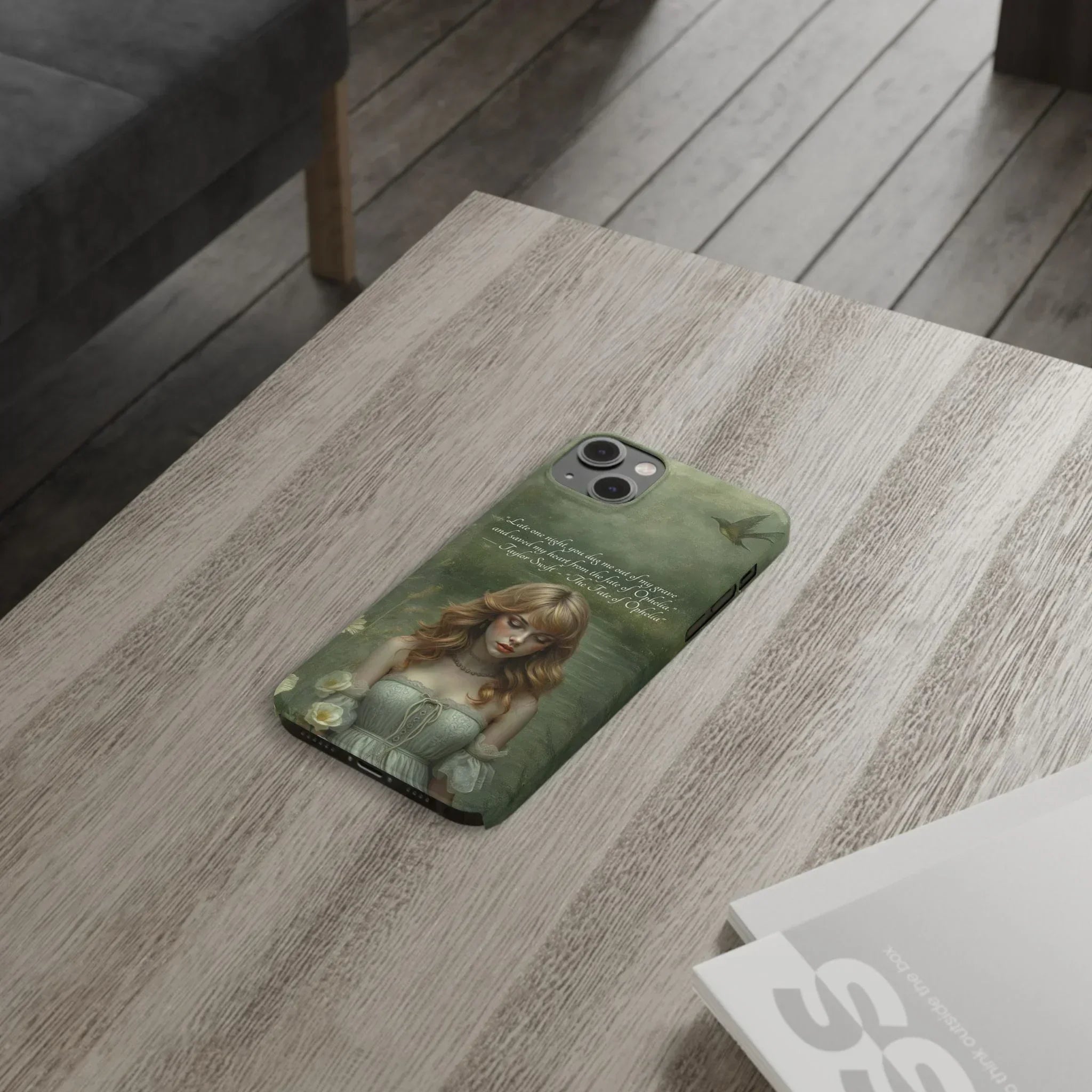 "Melancholic Ophelia" Phone Case for iPhone 11-17 Models - KARARMDESIGN