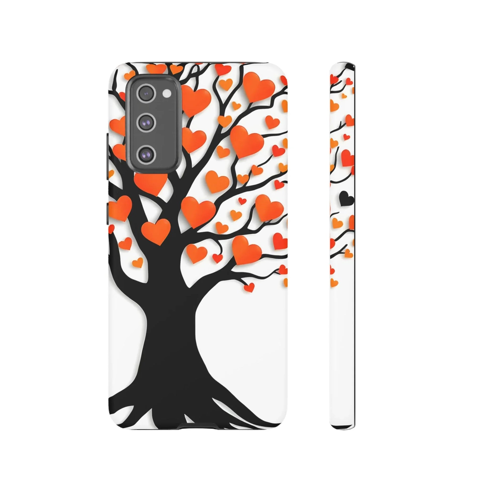 Heart Design Phone Case for iPhone 11–17 and Galaxy S20–S25 - KARARMDESIGN