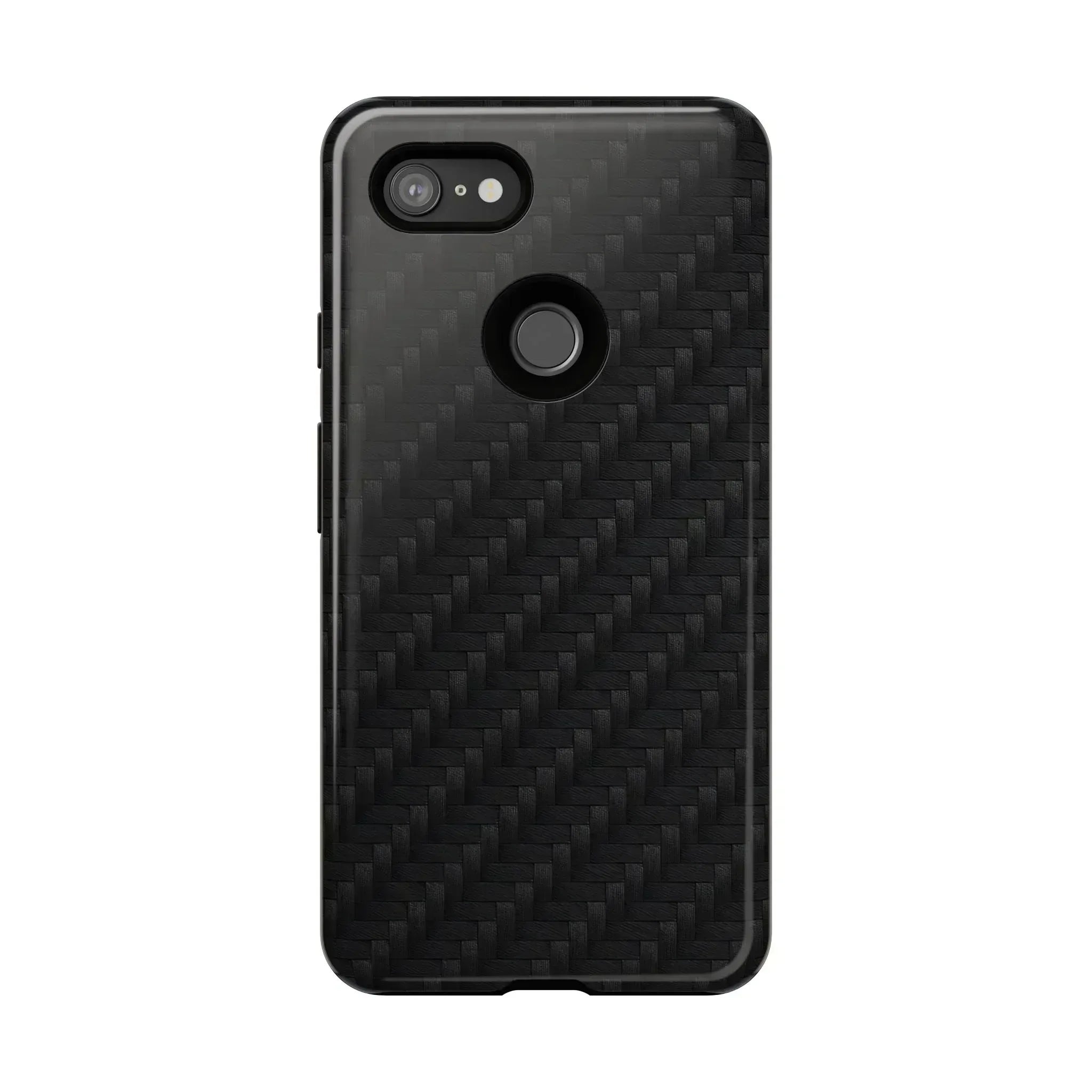 Black Carbon Phone Case for iPhone 8-16 and Google Pixel up to 9 - KARARMDESIGN