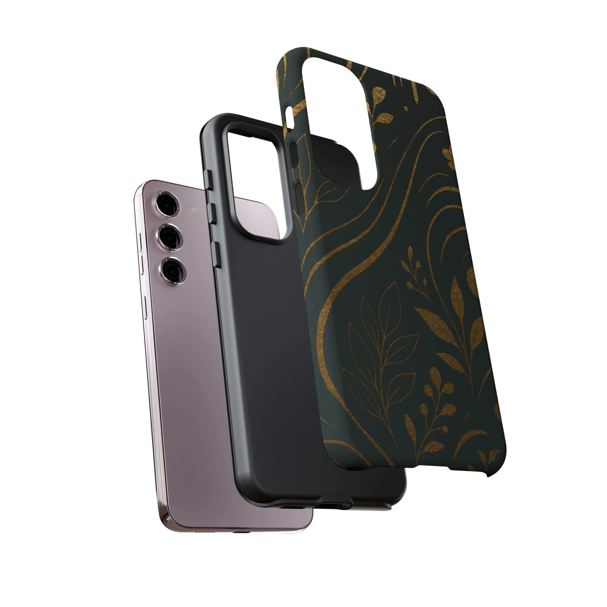 Gold Pattern Tough Phone Case for Samsung Galaxy & Google Pixel