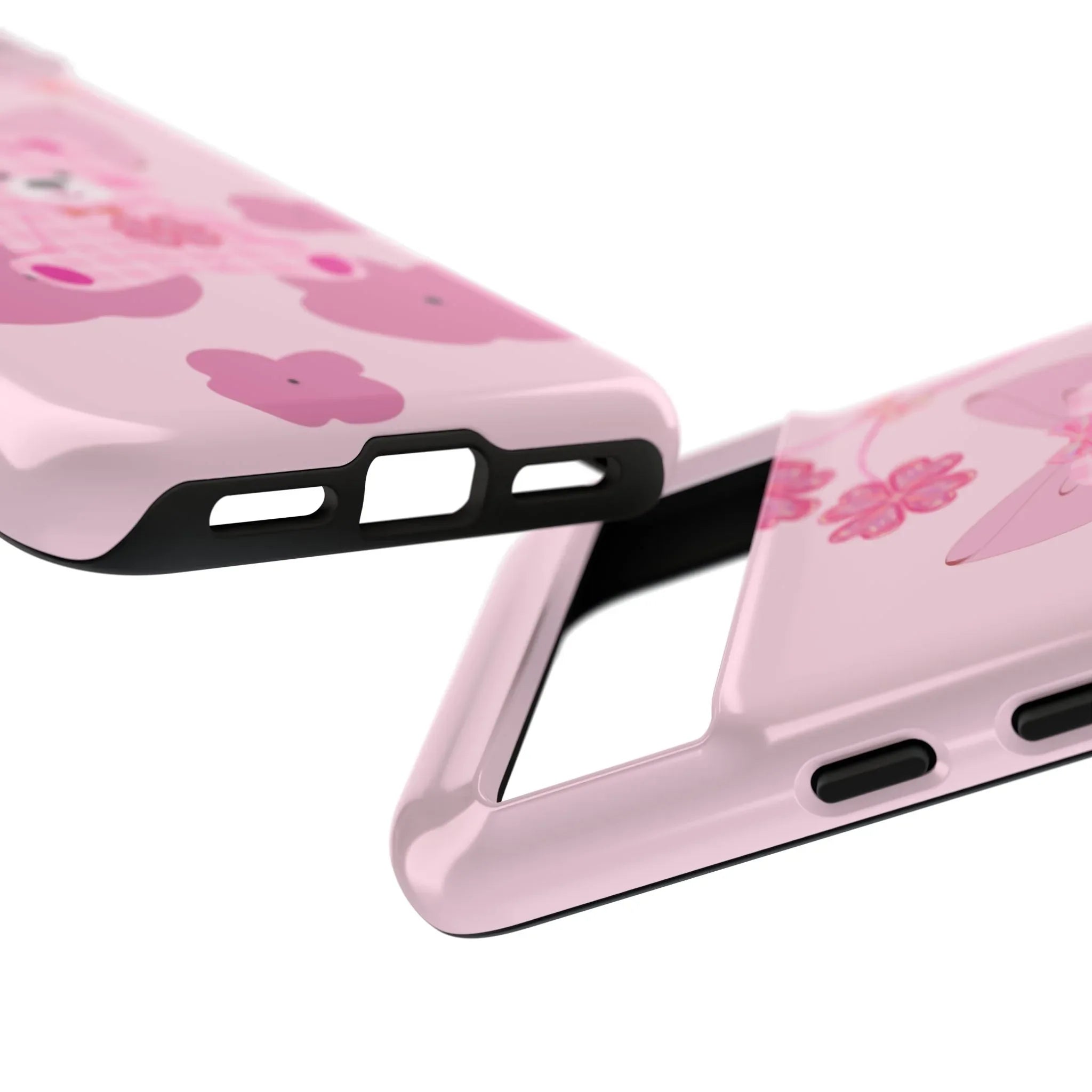 Pink Teddy Bear Phone Cases for iPhone, Pixel and Galaxy - KARARMDESIGN