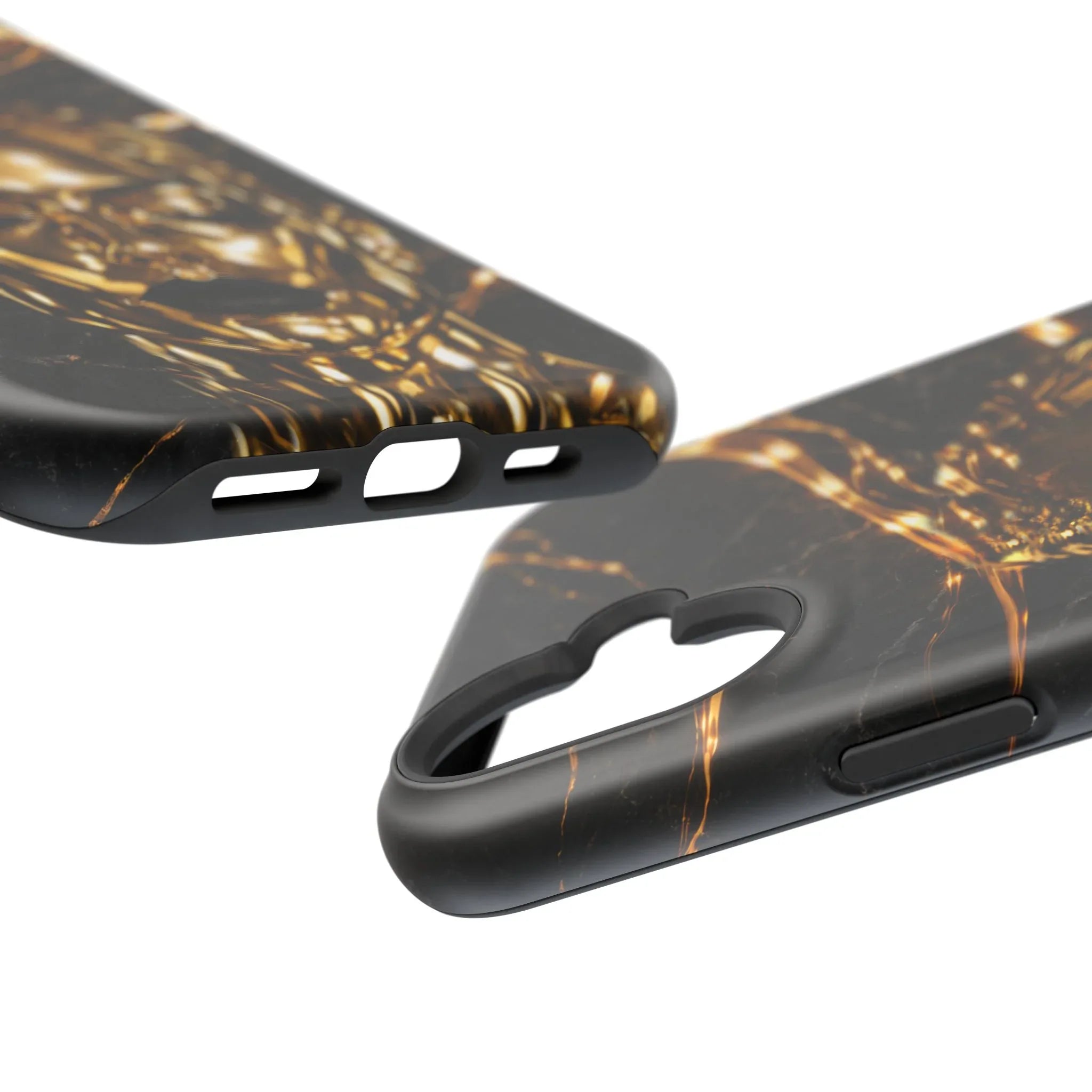 Luxury Gold Portrait Phone Case for iPhone 11-17 and Galaxy S21-S25 - KARARMDESIGN