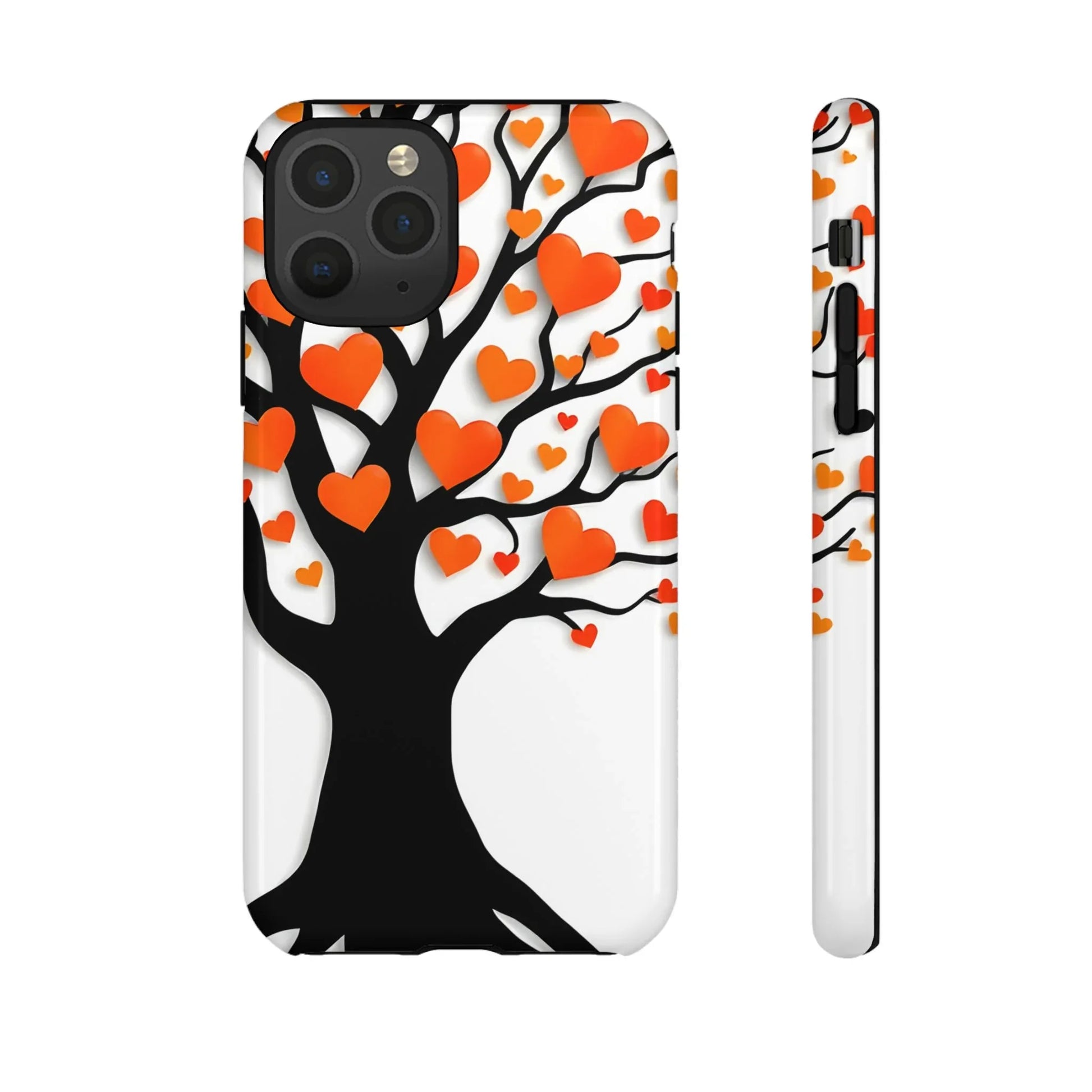 Heart Design Phone Case for iPhone 11–17 and Galaxy S20–S25 - KARARMDESIGN