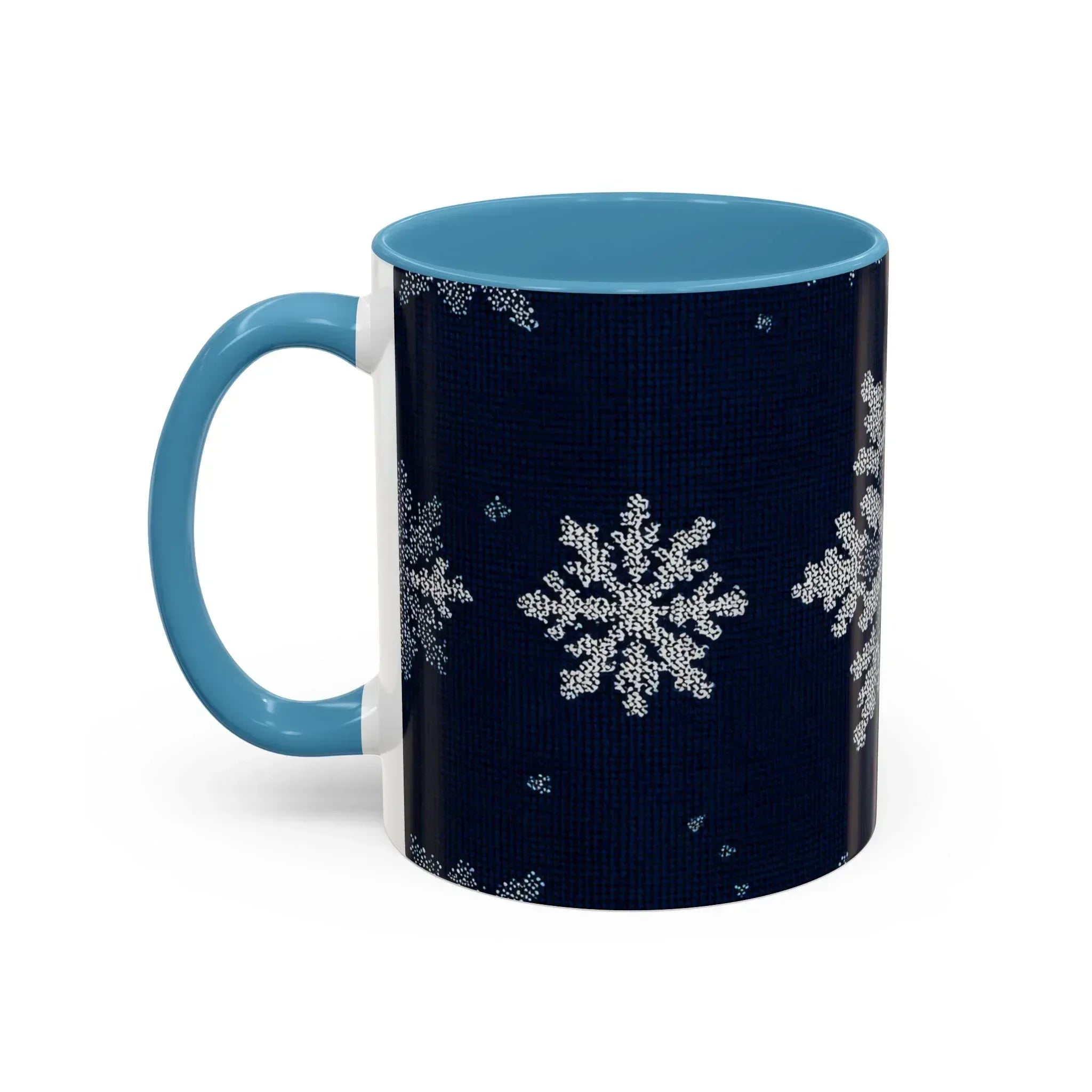 Snowflake Mug - Accent Coffee Mug (11, 15oz) - KARARMDESIGN