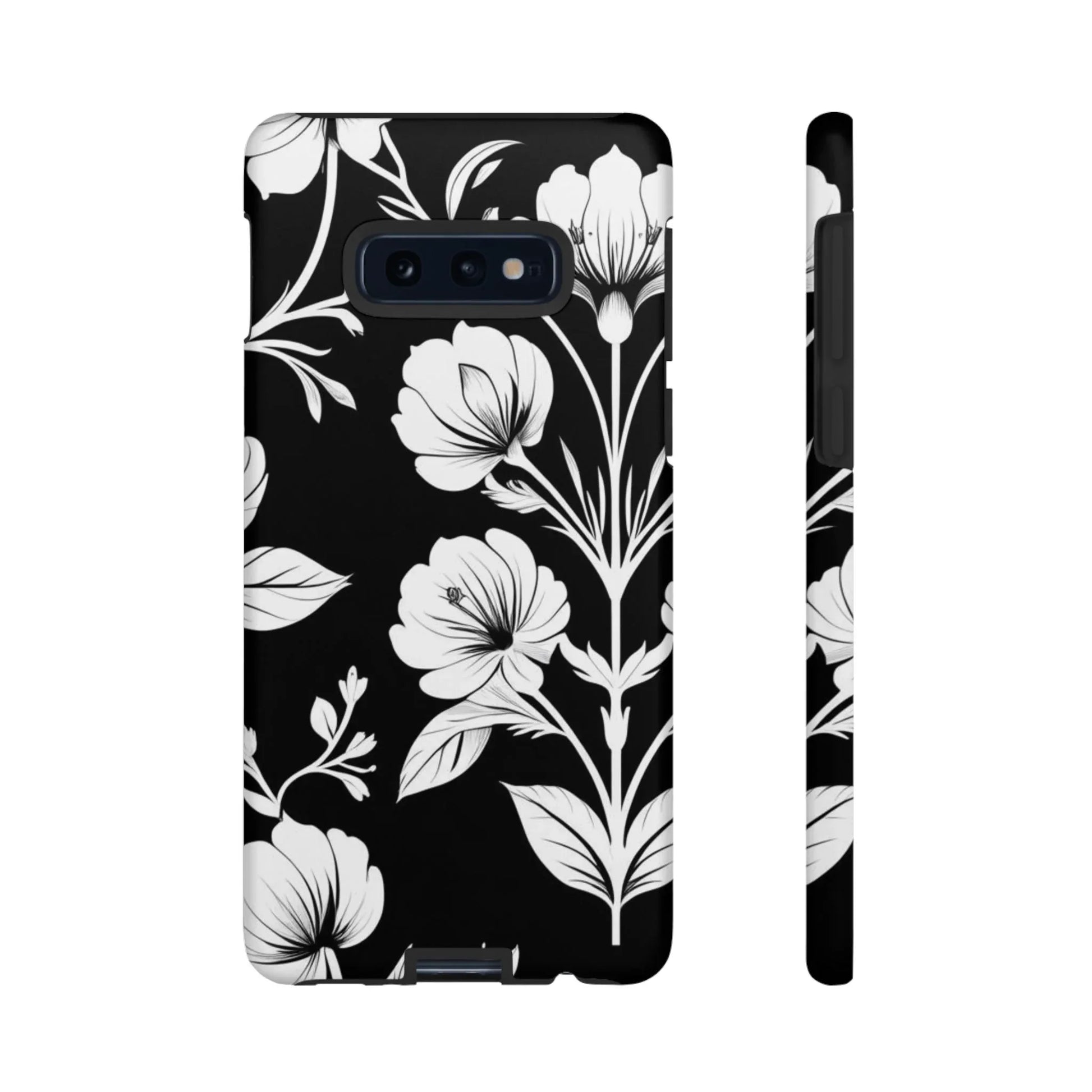 Elegant Floral Phone Case for Galaxy S20-S25 - KARARMDESIGN
