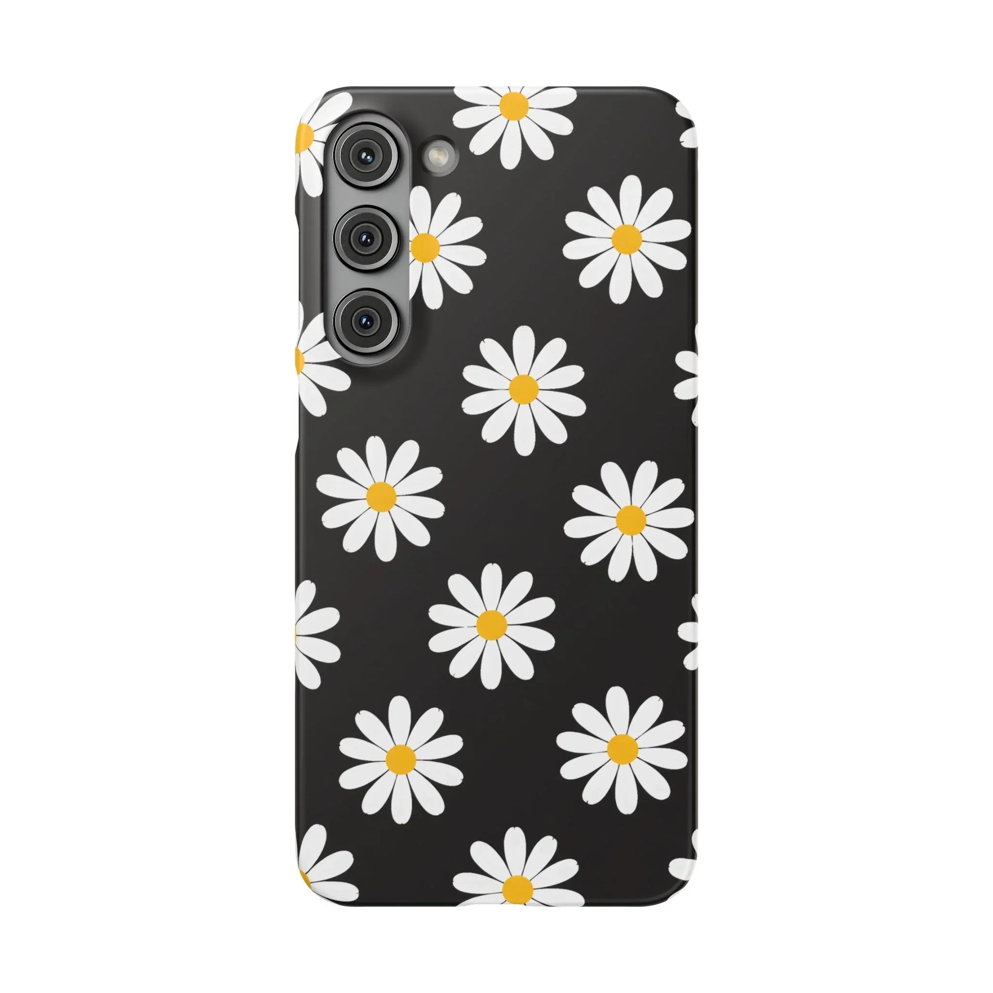Daisy Charm Phone Case for iPhone 11-17 and Galaxy S20-S25 - KARARMDESIGN