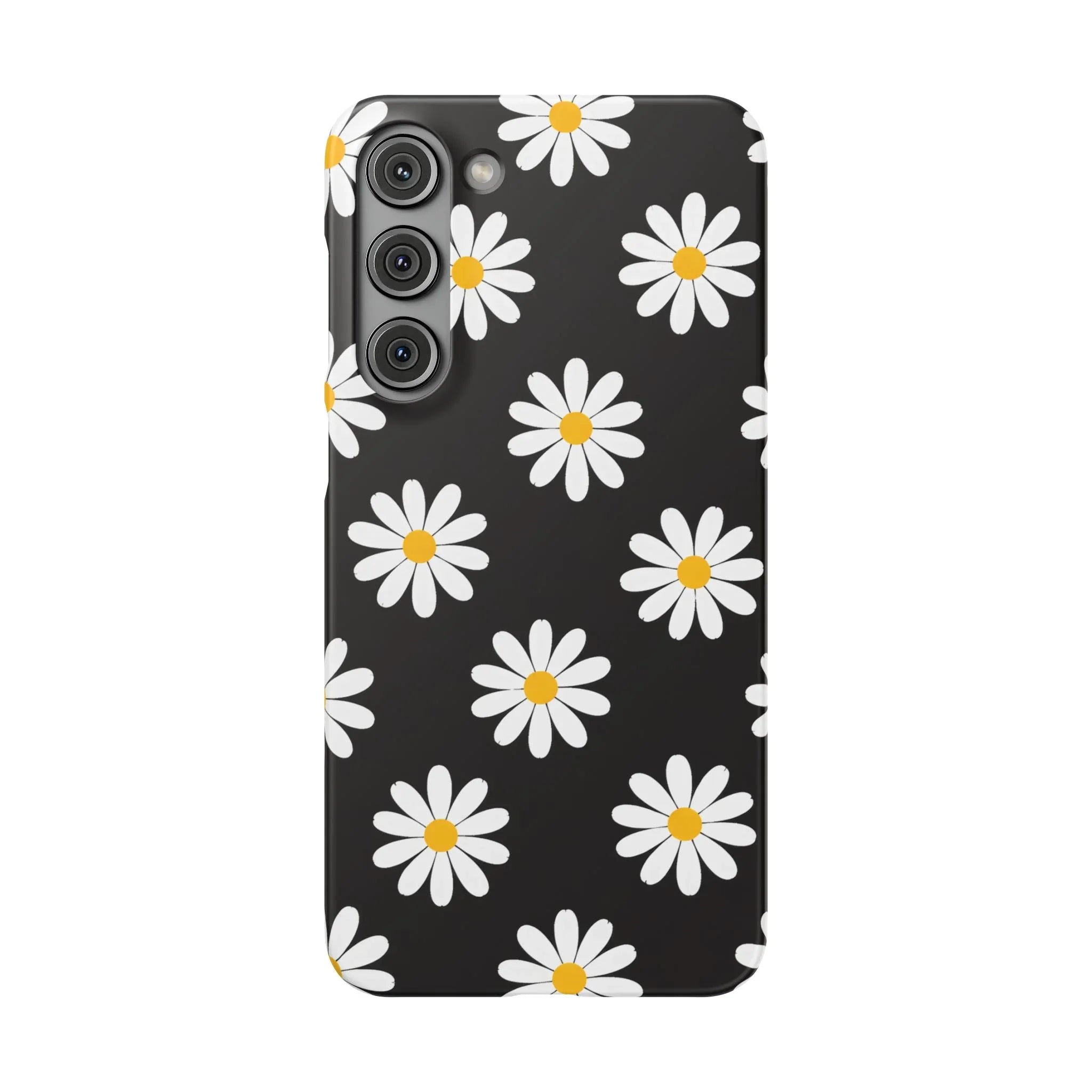 Daisy Charm Phone Case for iPhone 11-17 and Galaxy S20-S25 - KARARMDESIGN