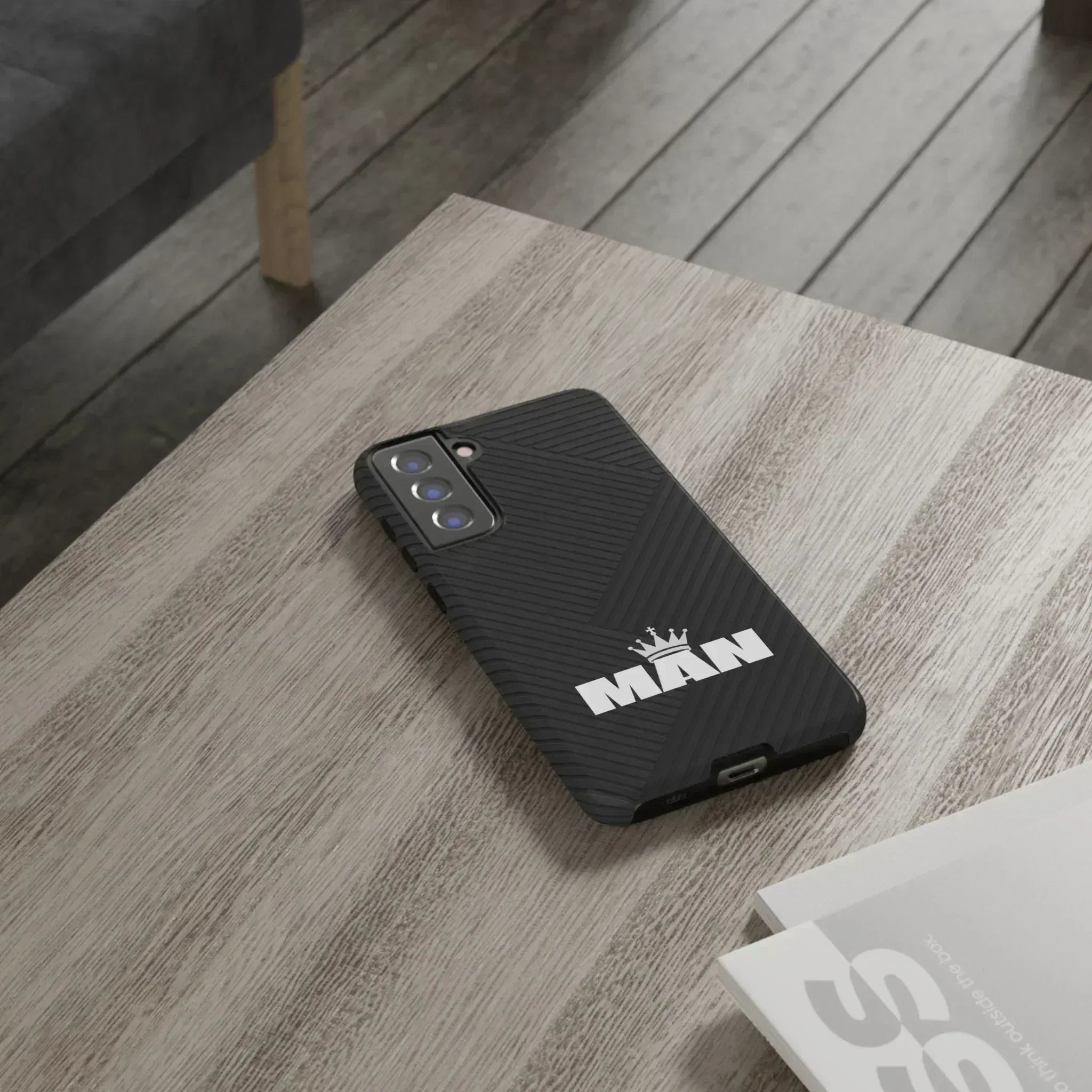 MAN Logo Phone Case for Samsung Galaxy S10-S25 - KARARMDESIGN