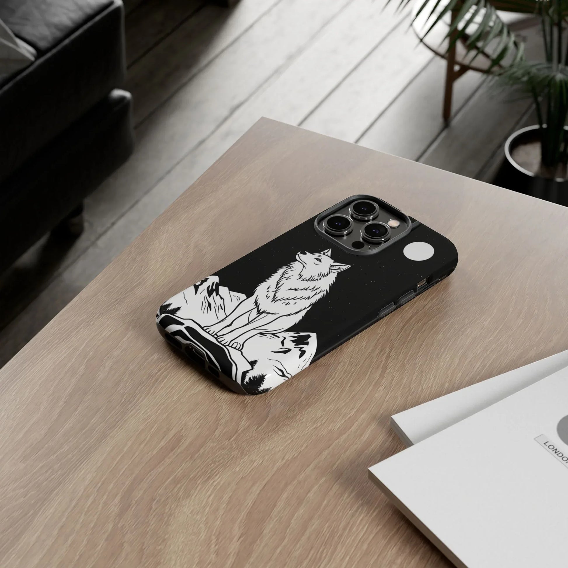 Majestic Wolf Phone Case for iPhone and Galaxy - KARARMDESIGN