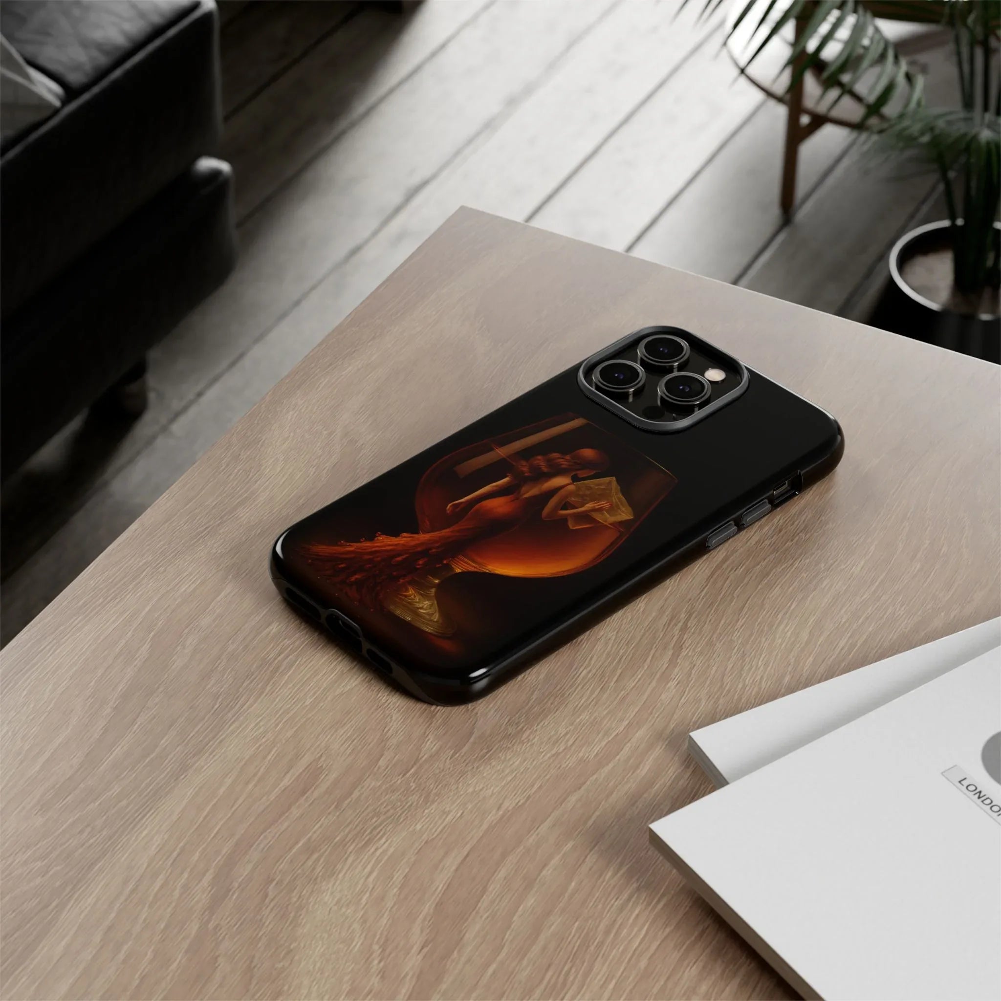 Elegant Midnight Lady Phone Case for iPhone 8-17 and Google Pixel 4-9 - KARARMDESIGN