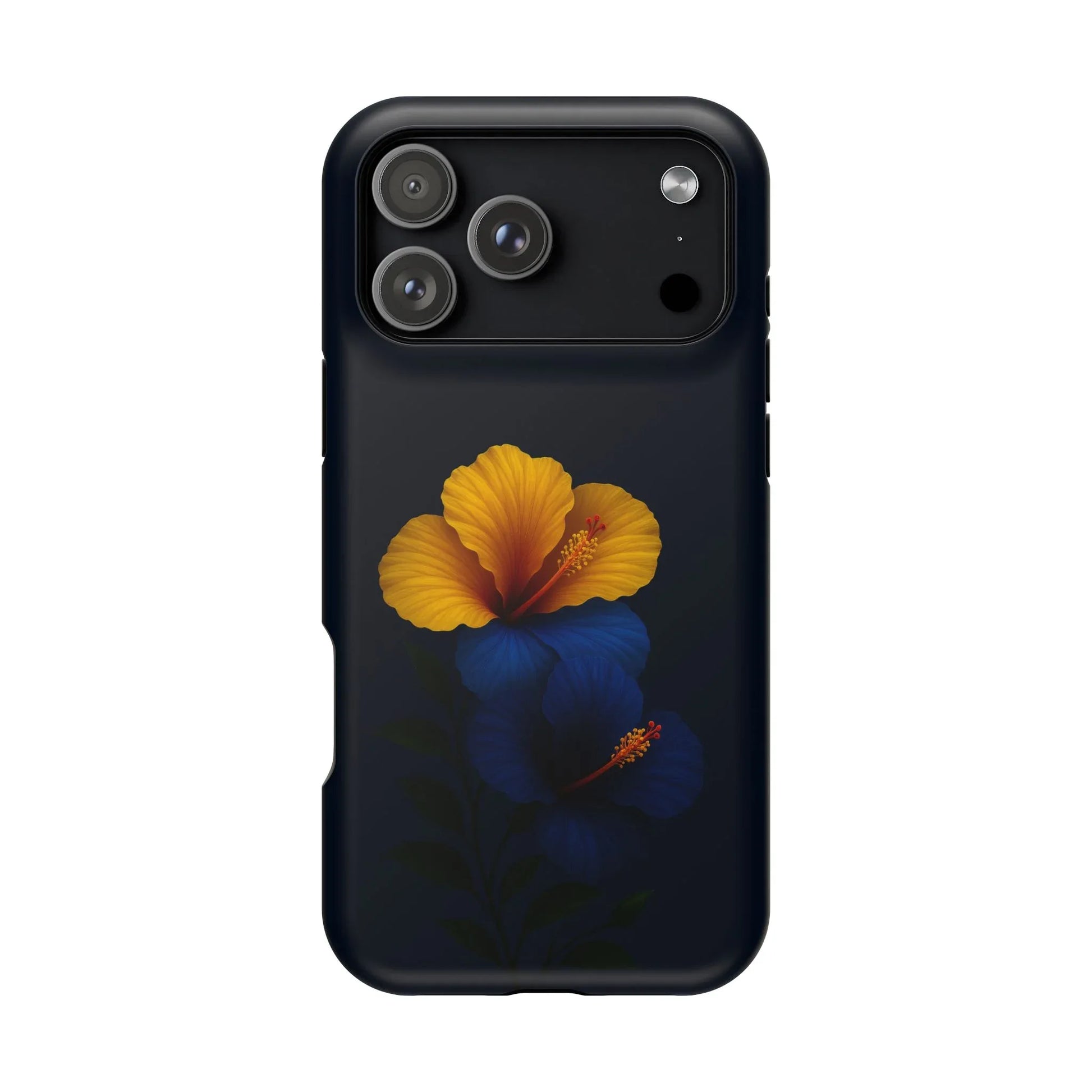 Elegant Hibiscus Phone Case for iPhone 11-17 and Galaxy S21-S22 - KARARMDESIGN