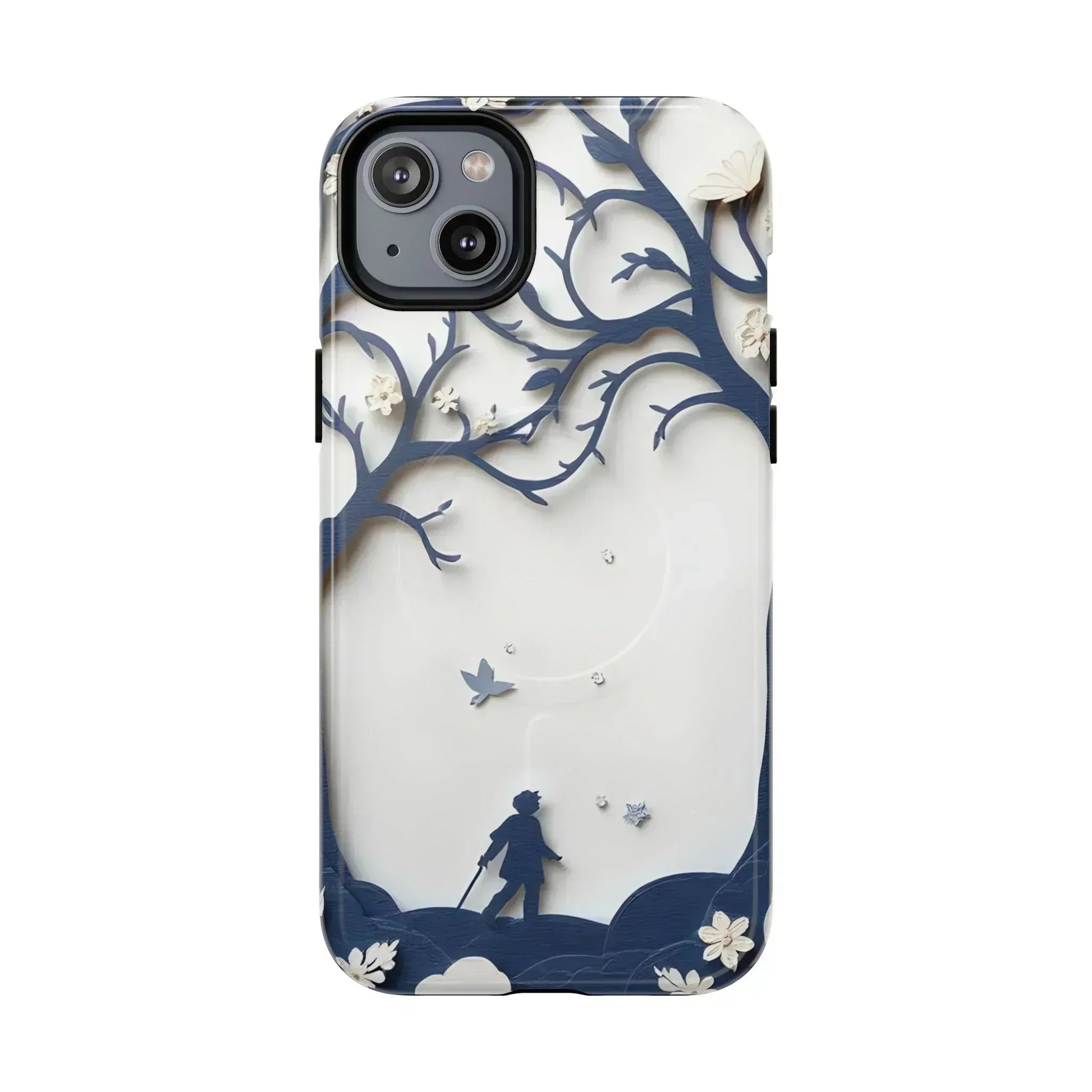 Nature Silhouette Phone Case for iPhone 14-16 - KARARMDESIGN