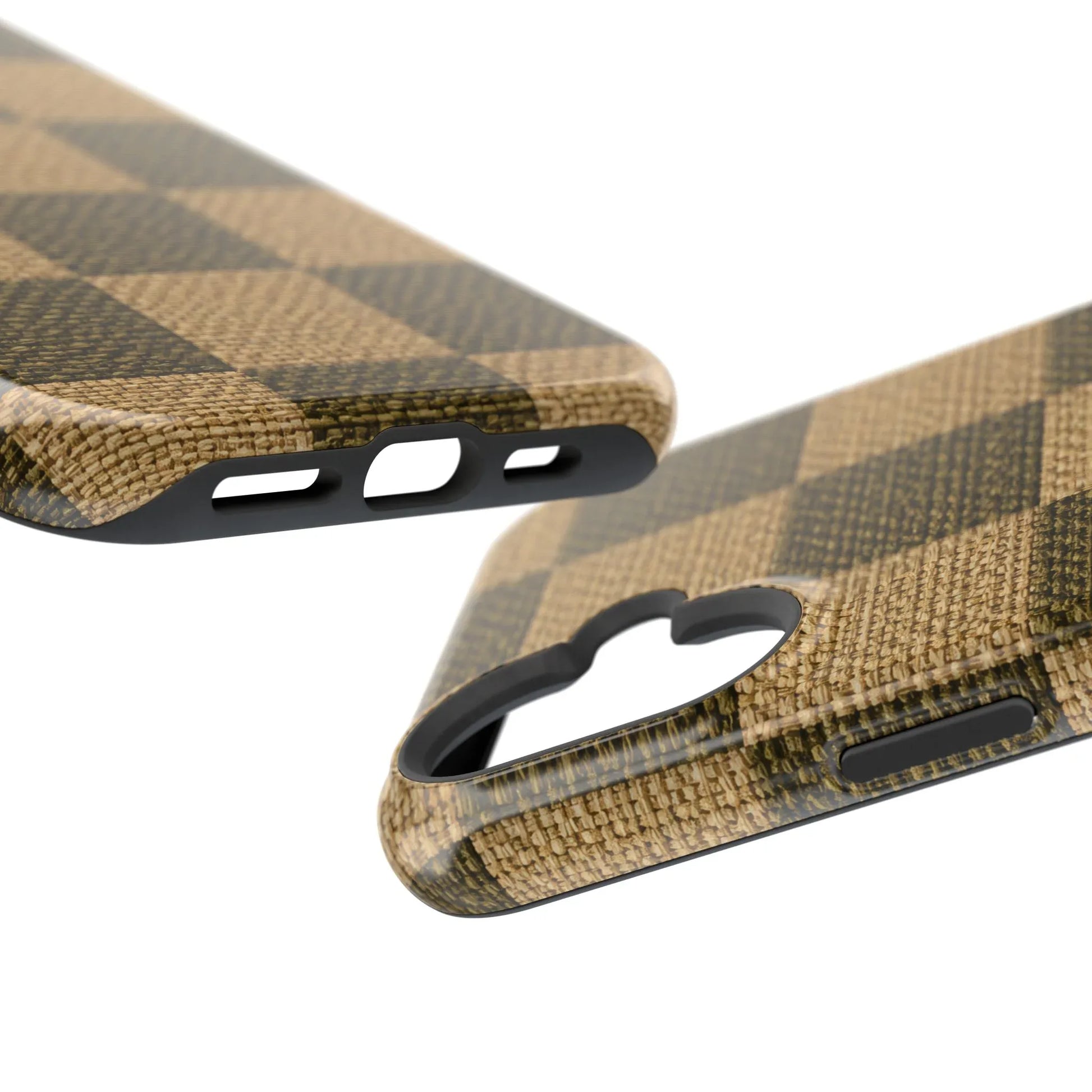 Rustic Woven Phone Case for iPhone 11-17 and Galaxy S21-S22 - KARARMDESIGN