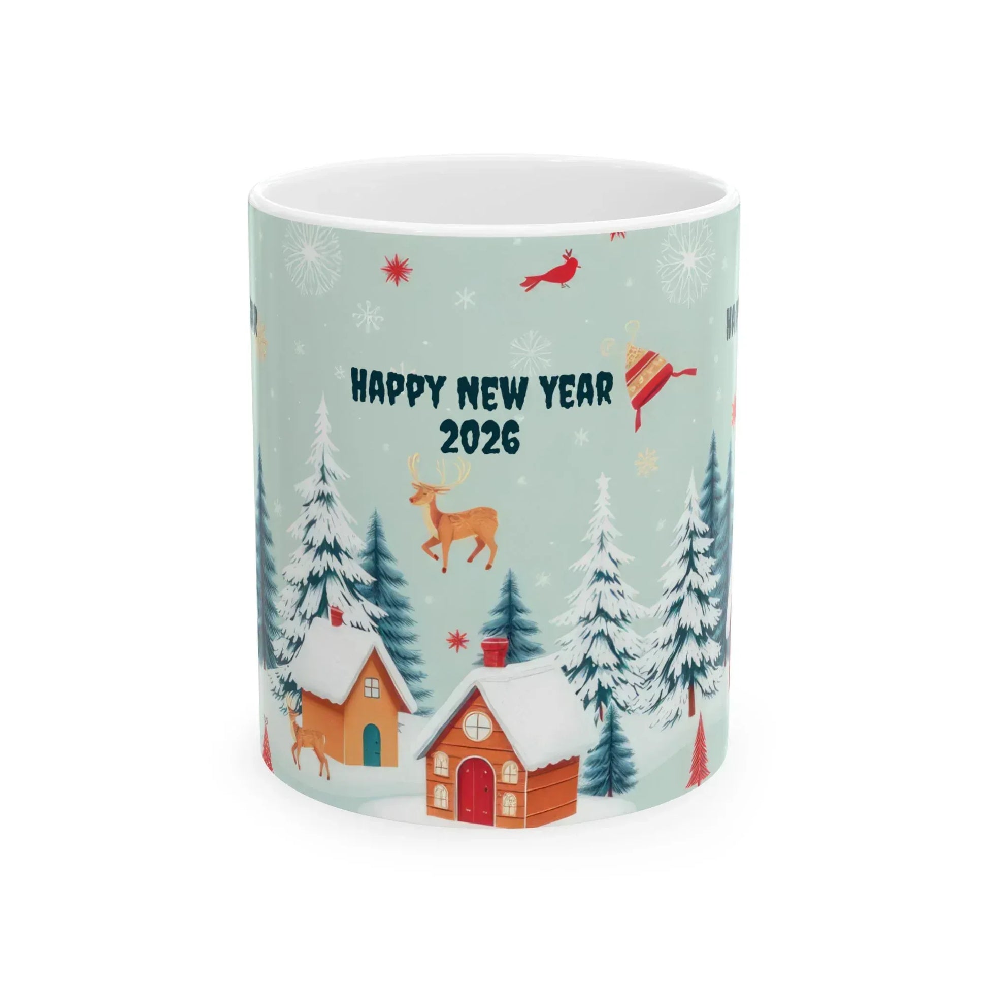 New Year Vibes Ceramic Mug, (11oz, 15oz) - KARARMDESIGN