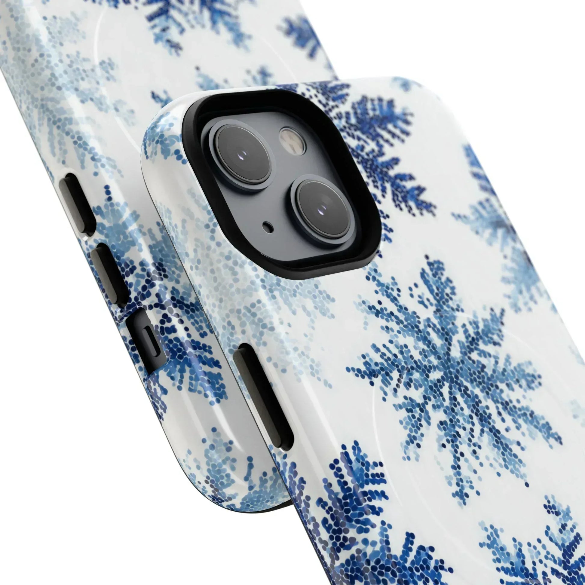 Snowflake Elegance Phone Case for iPhone 13-17 - KARARMDESIGN