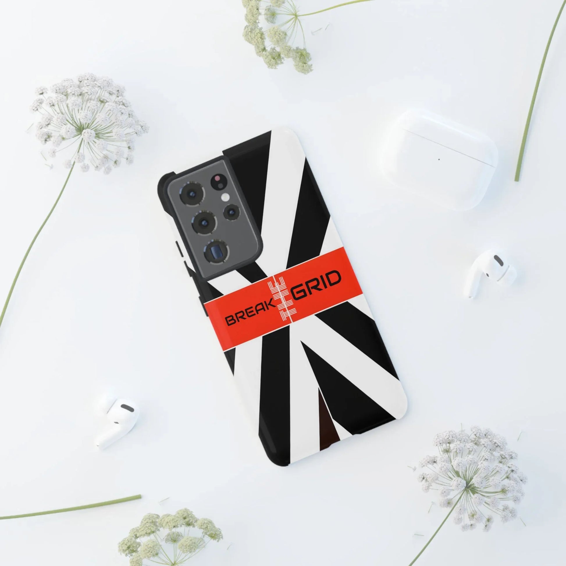 Break The Grid Phone Case for iPhone 11–16 and Galaxy S20–S25 - KARARMDESIGN