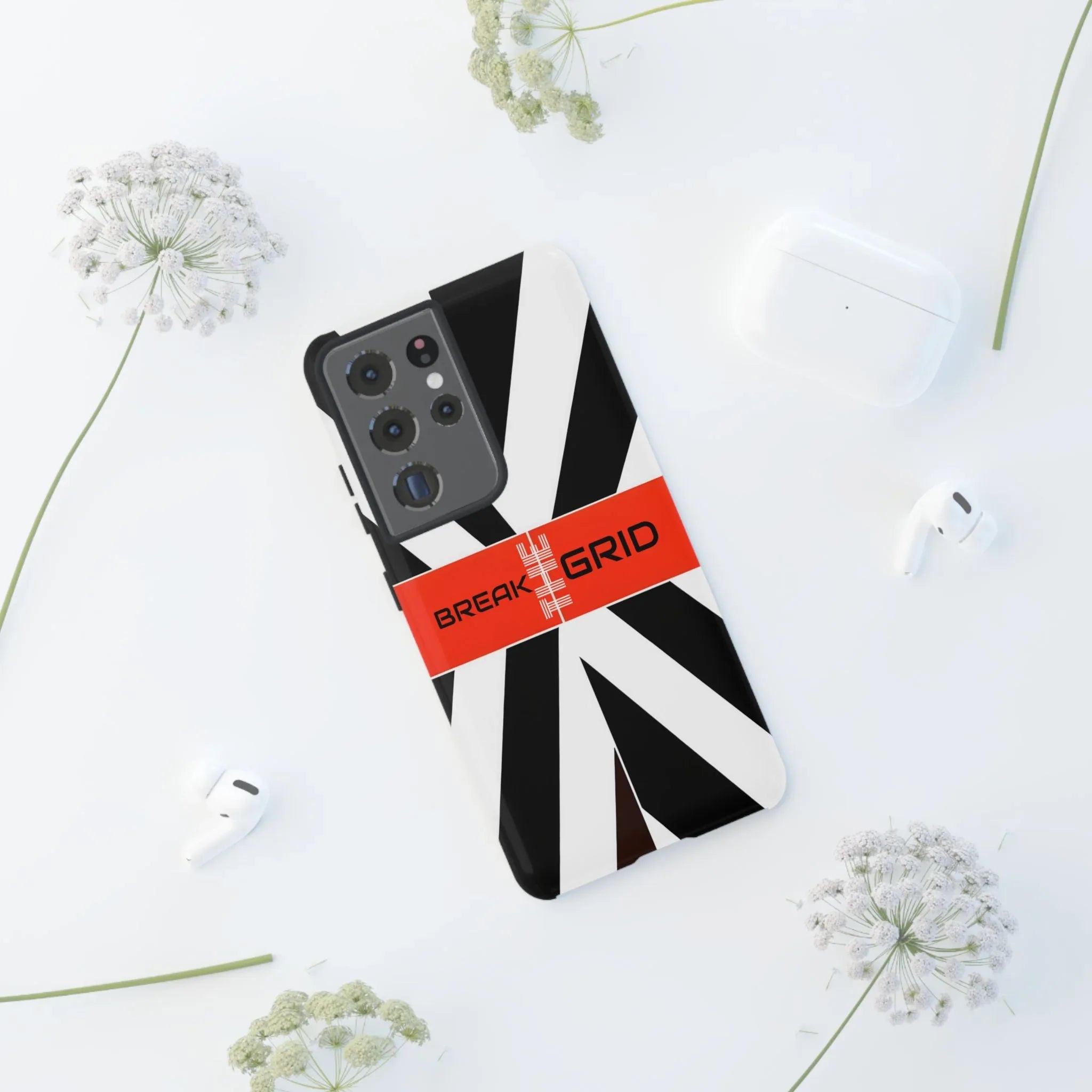 Break The Grid Phone Case for iPhone 11–16 and Galaxy S20–S25 - KARARMDESIGN