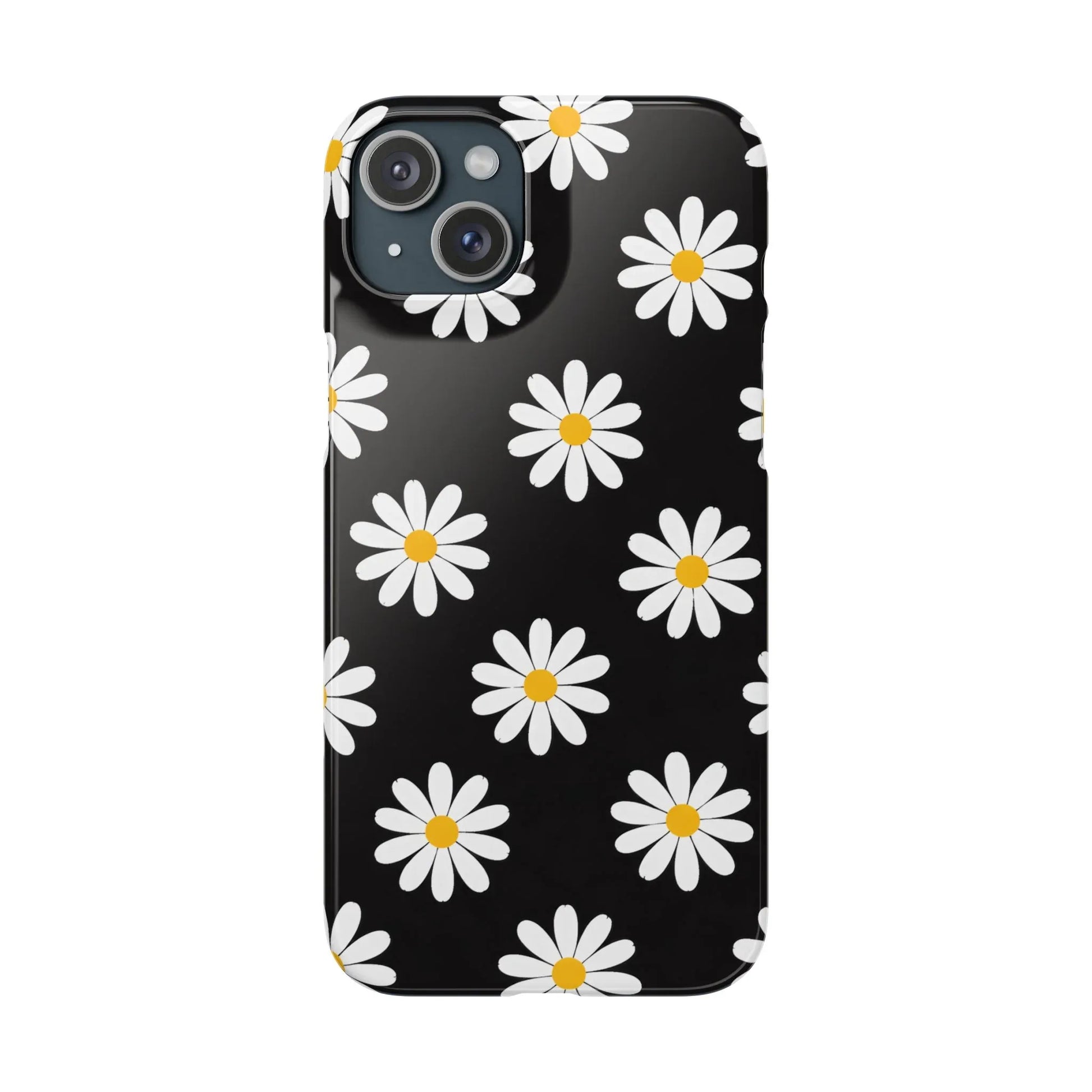 Daisy Charm Phone Case for iPhone 11-17 and Galaxy S20-S25 - KARARMDESIGN