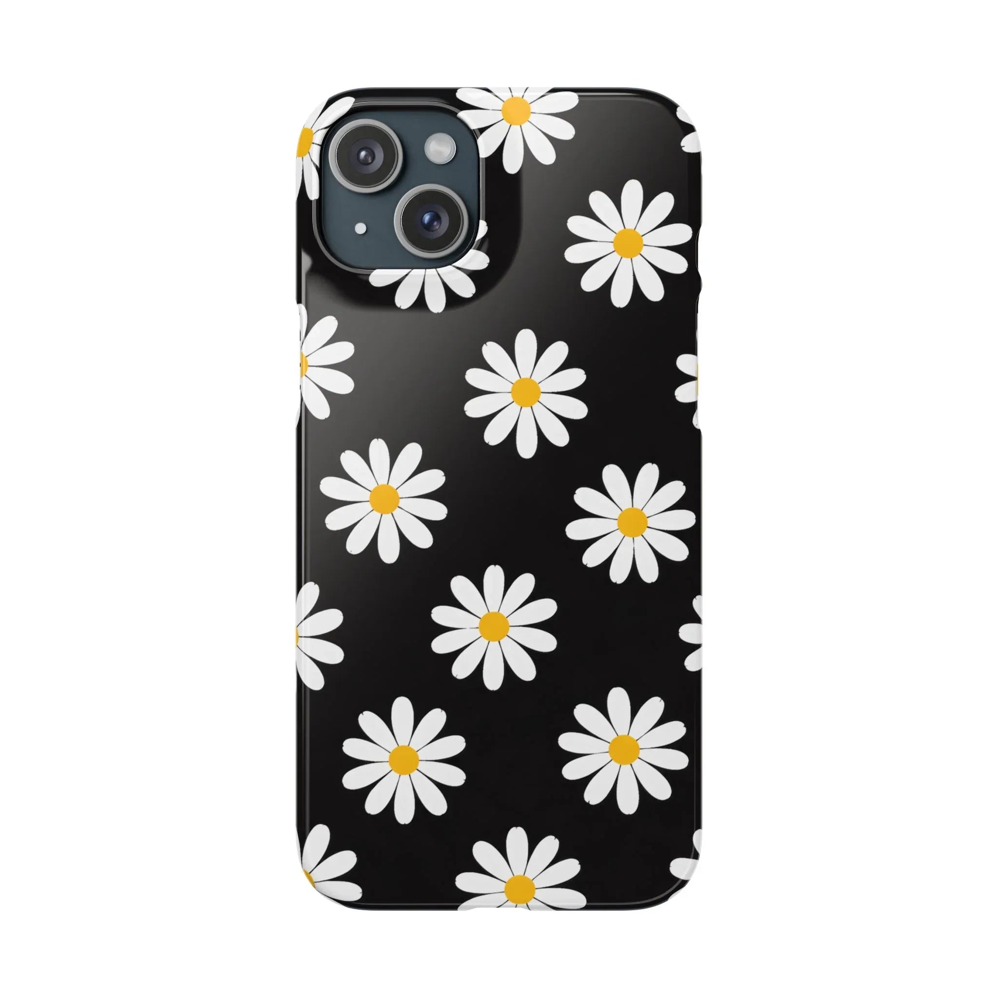 Daisy Charm Phone Case for iPhone 11-17 and Galaxy S20-S25 - KARARMDESIGN